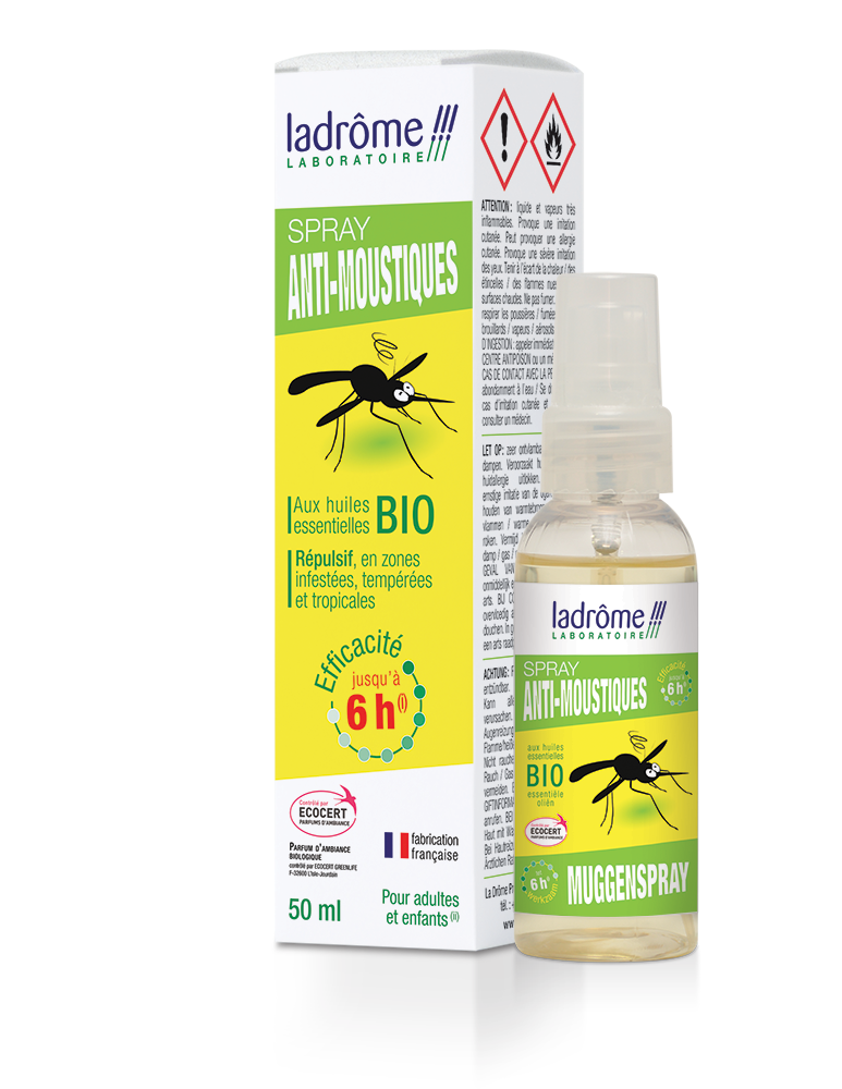 LADROME Spray anti moustiques 100ml