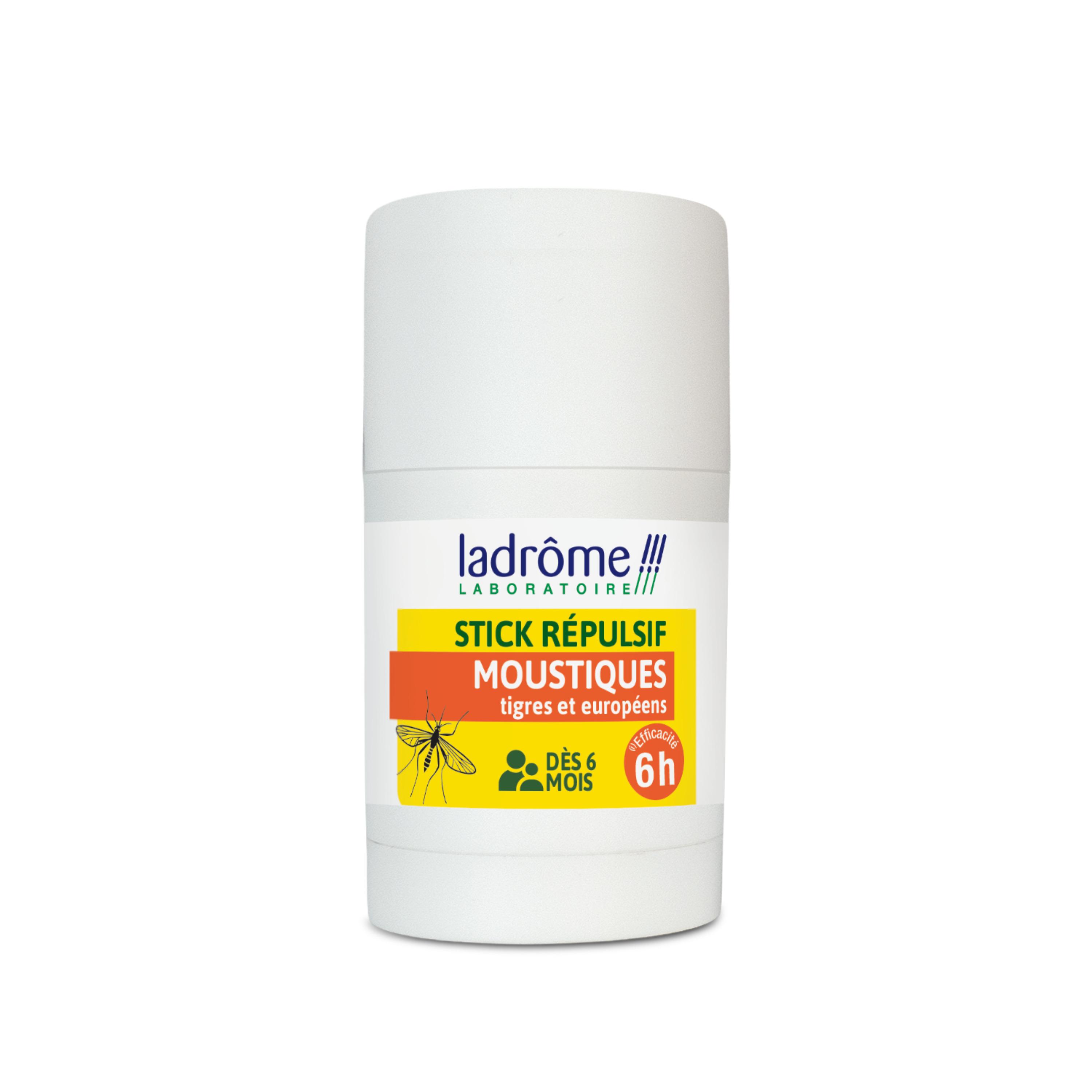 LADROME Stick répulsif moustiques dès 6mois 18g