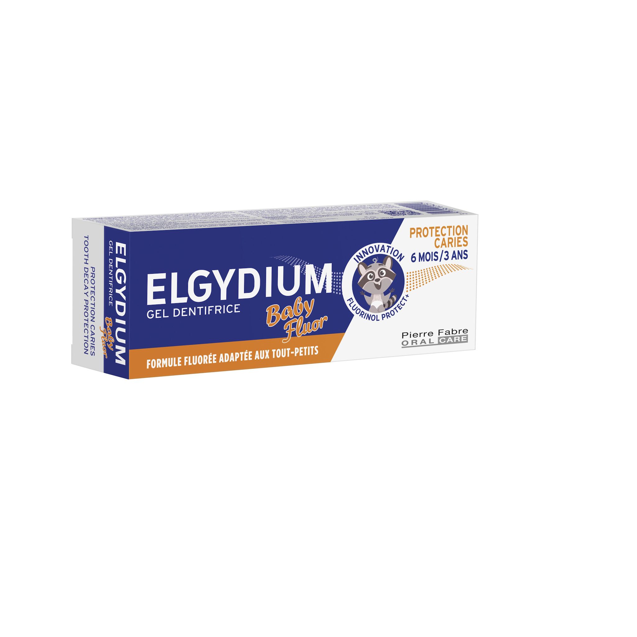ELGYDIUM Dentifrice gel protection caries bébé 6 mois à 3 ans 30ml
