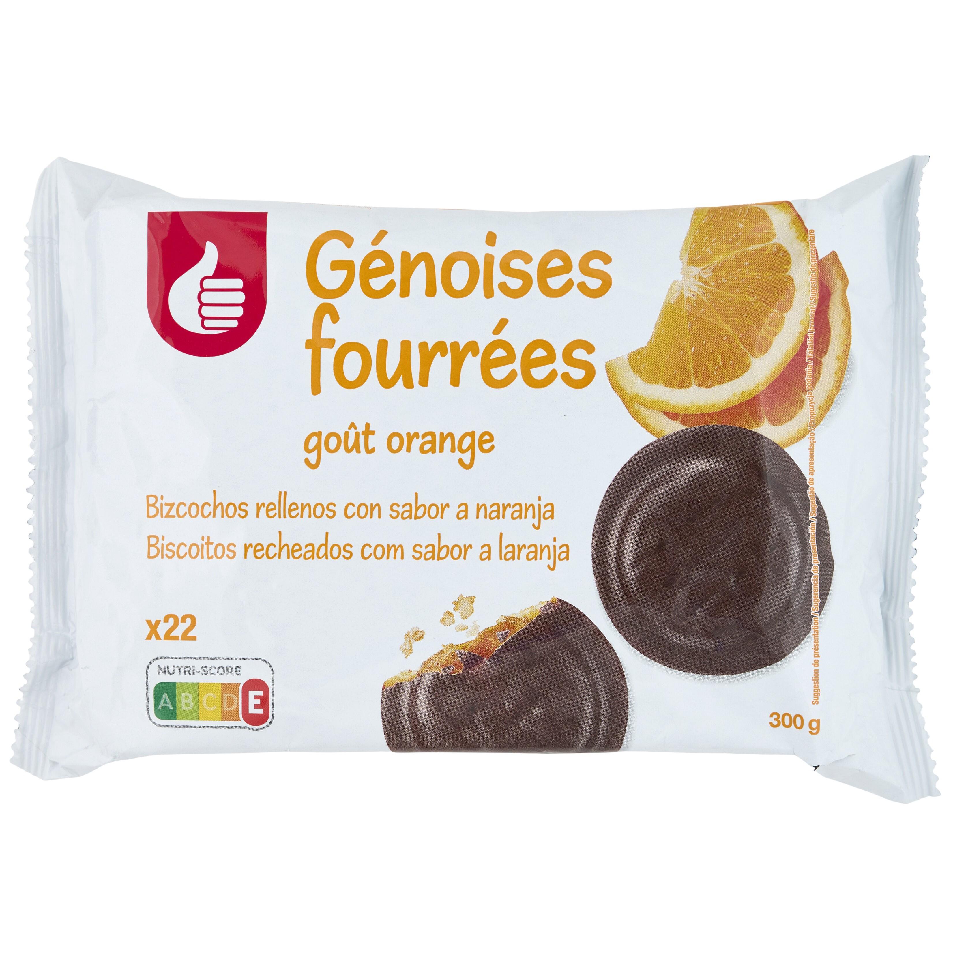POUCE Génoise au chocolat noir à l'orange 300g