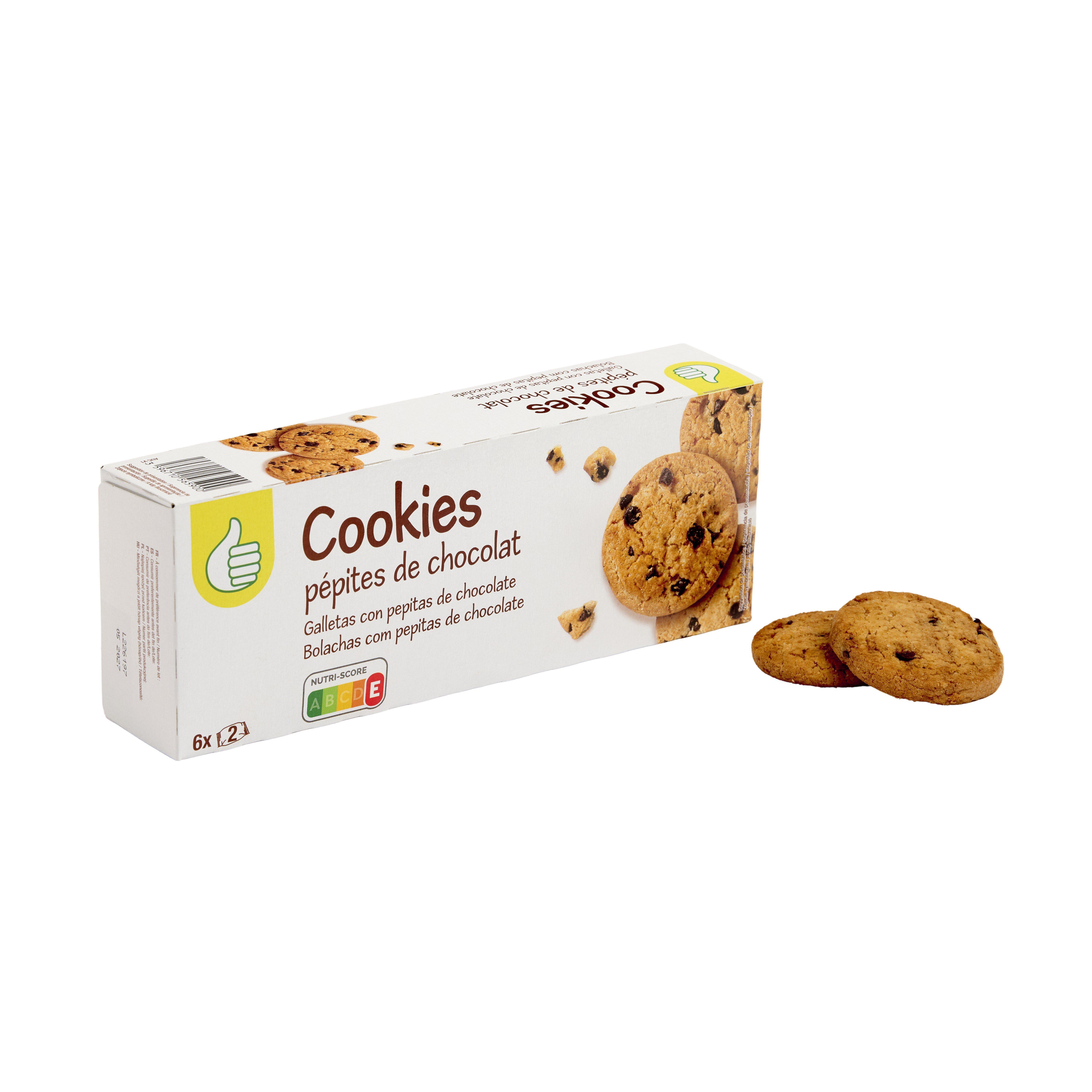 Voir la diapositive 2 : POUCE Cookies aux pépites de chocolat 200g