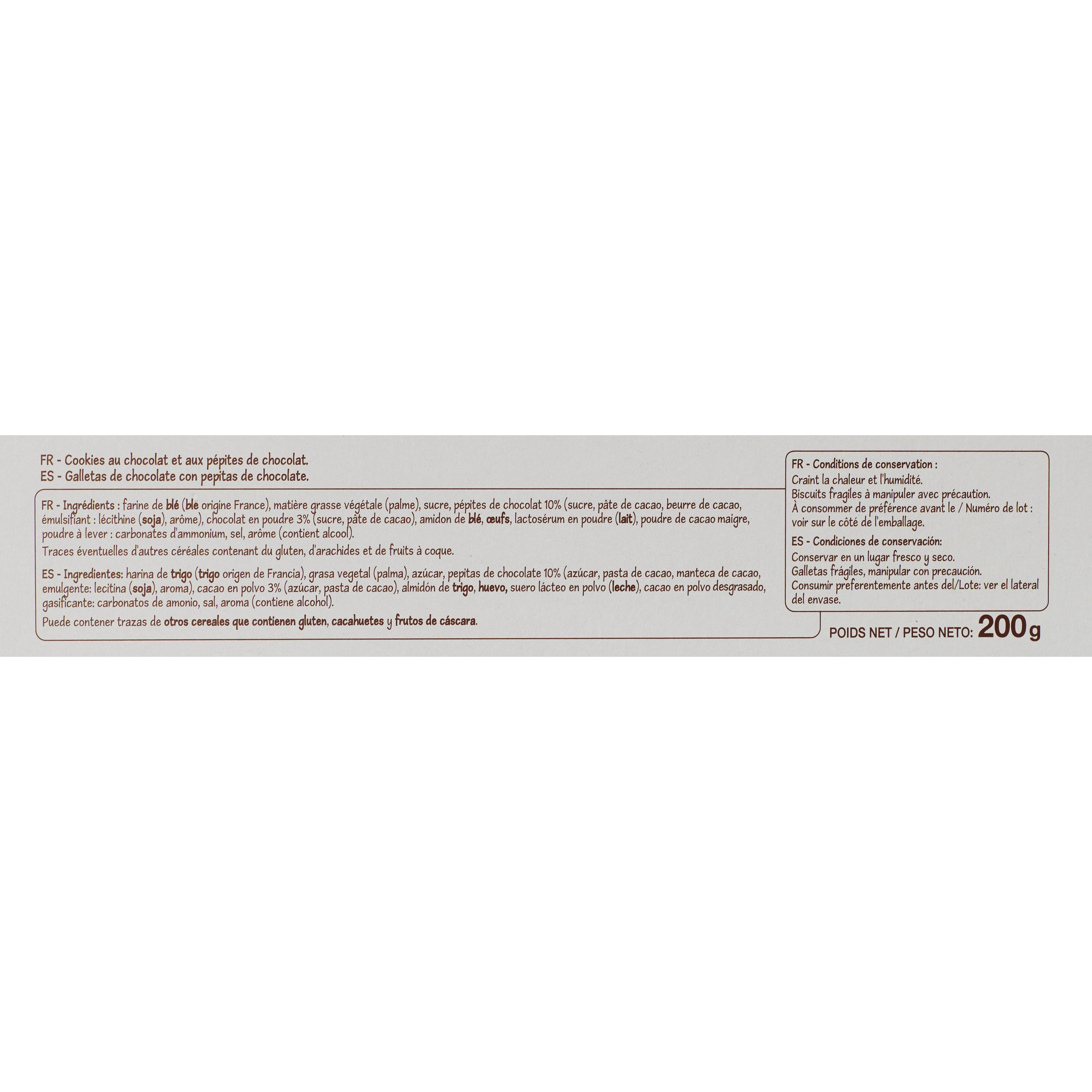 Voir la diapositive 5 : POUCE Cookies tout chocolat 200g