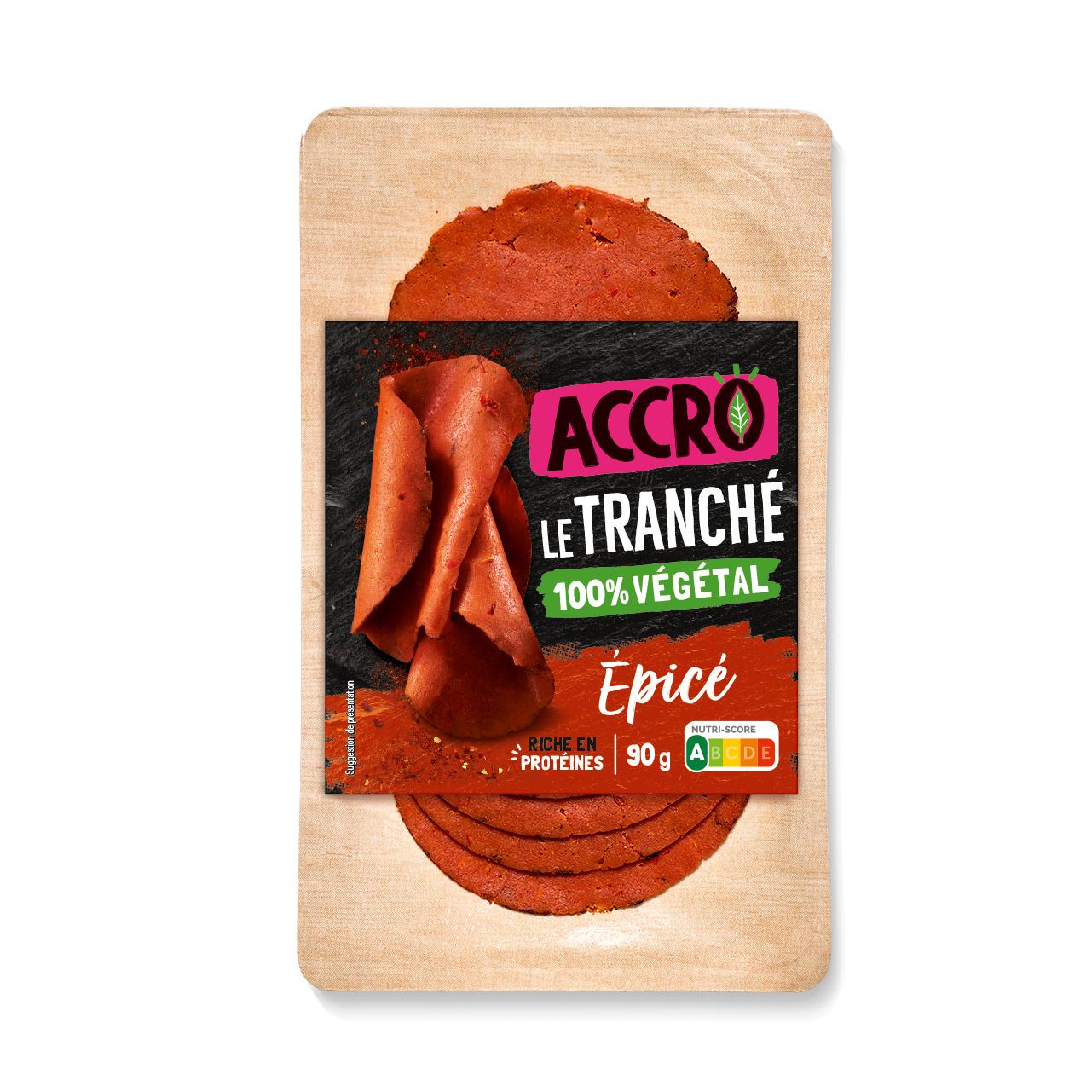 ACCRO Tranché épicé 100% végétal 90g