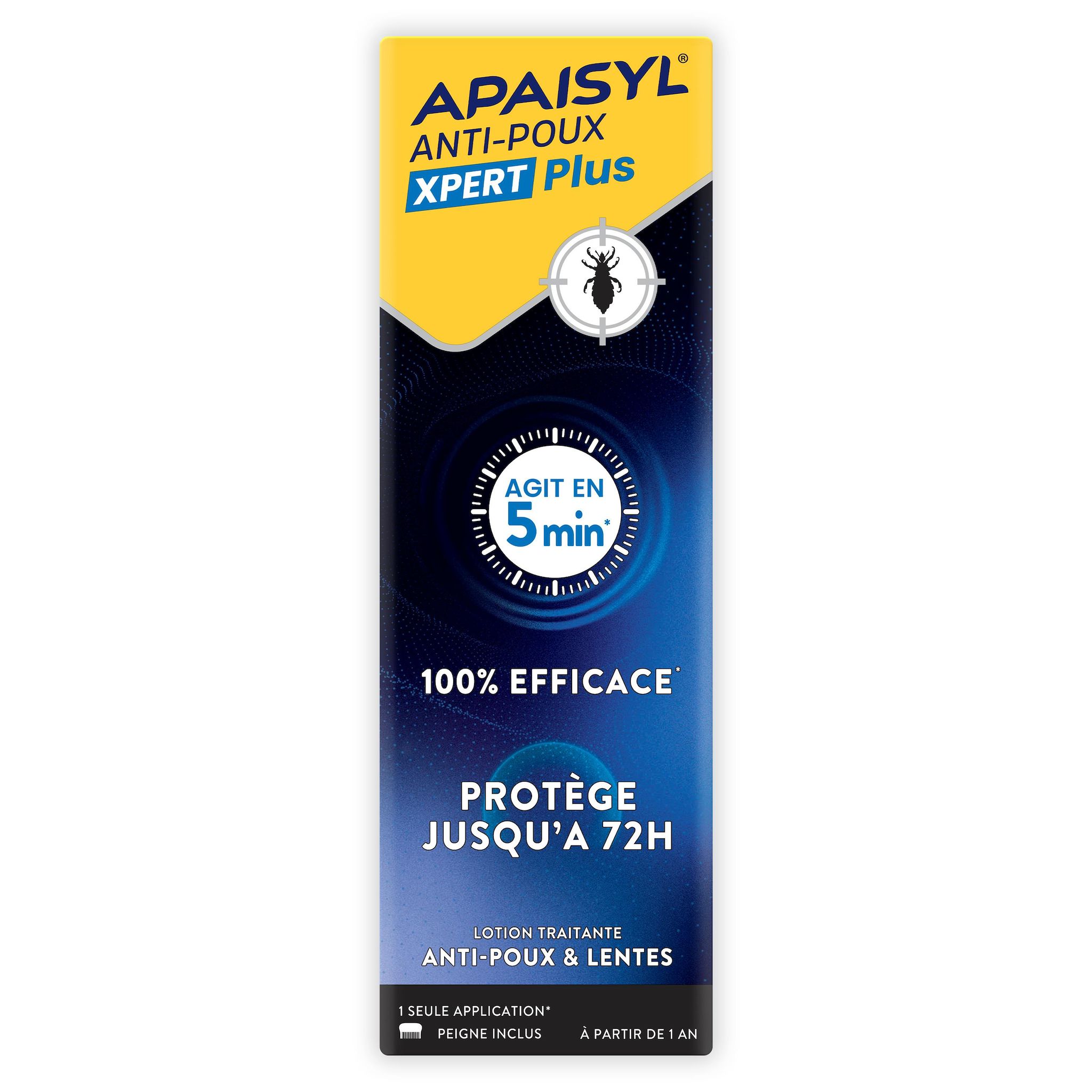 APAISYL Lotion traitante anti poux et lentes 200ml