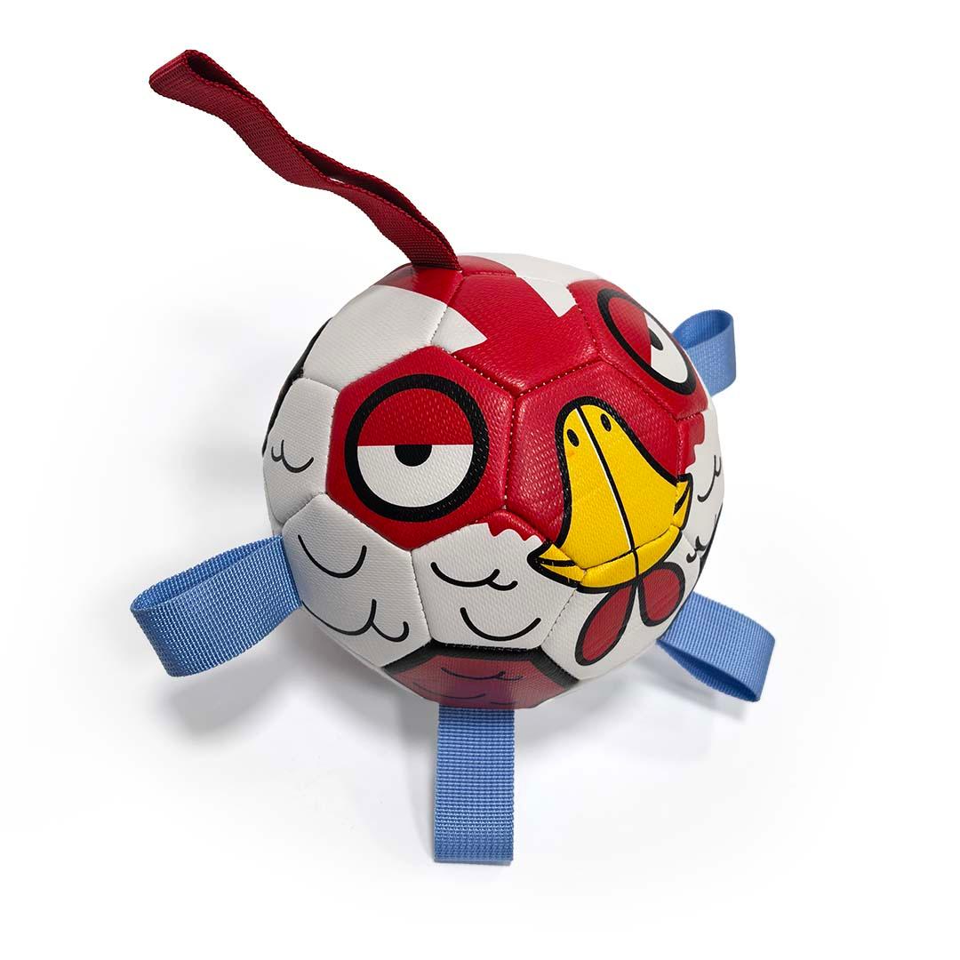 DUVOPLUS Jouet ballon de football oiseau pour chien 1 pièce