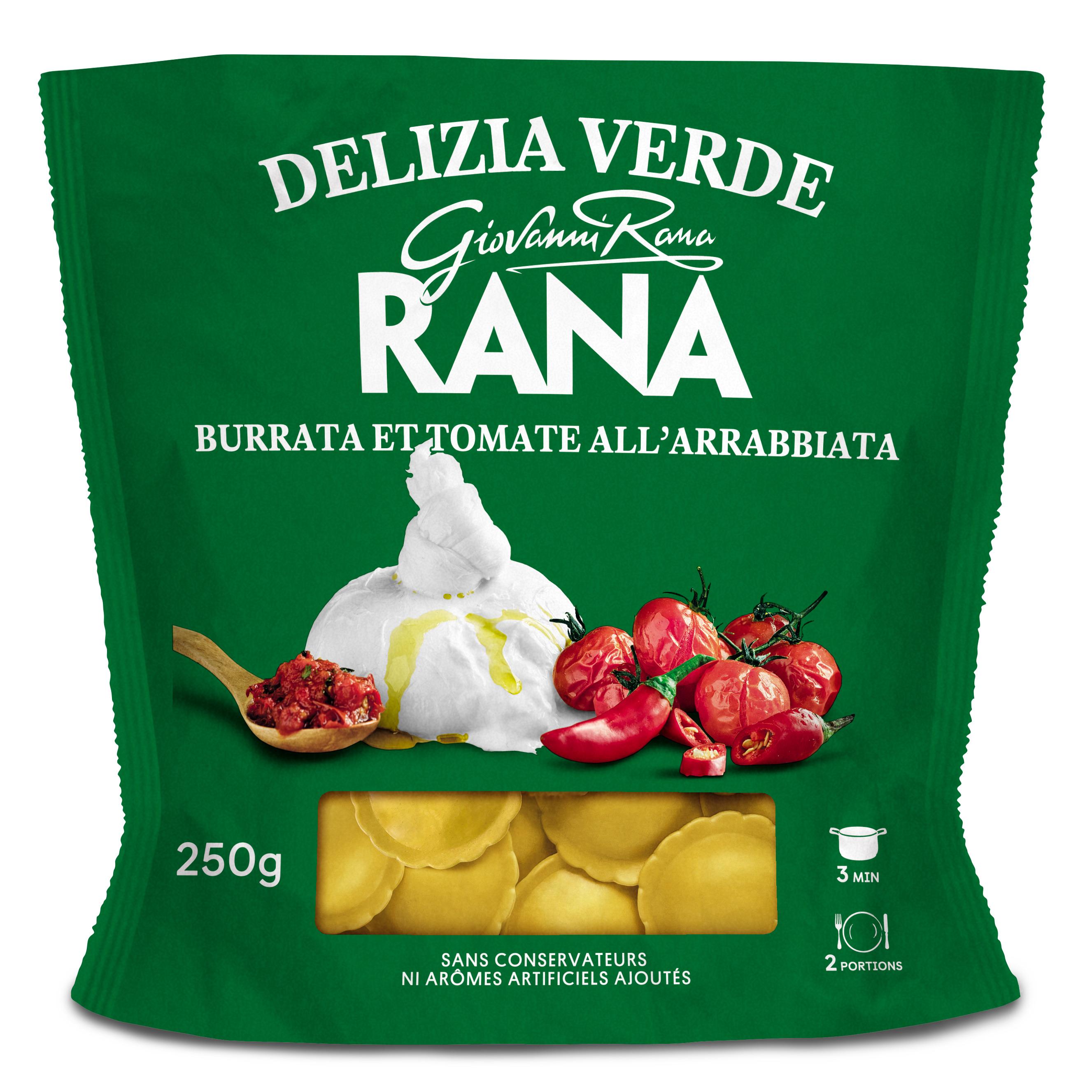 RANA Ravioli burrata et tomate all'arrabbiata 2 parts 250g