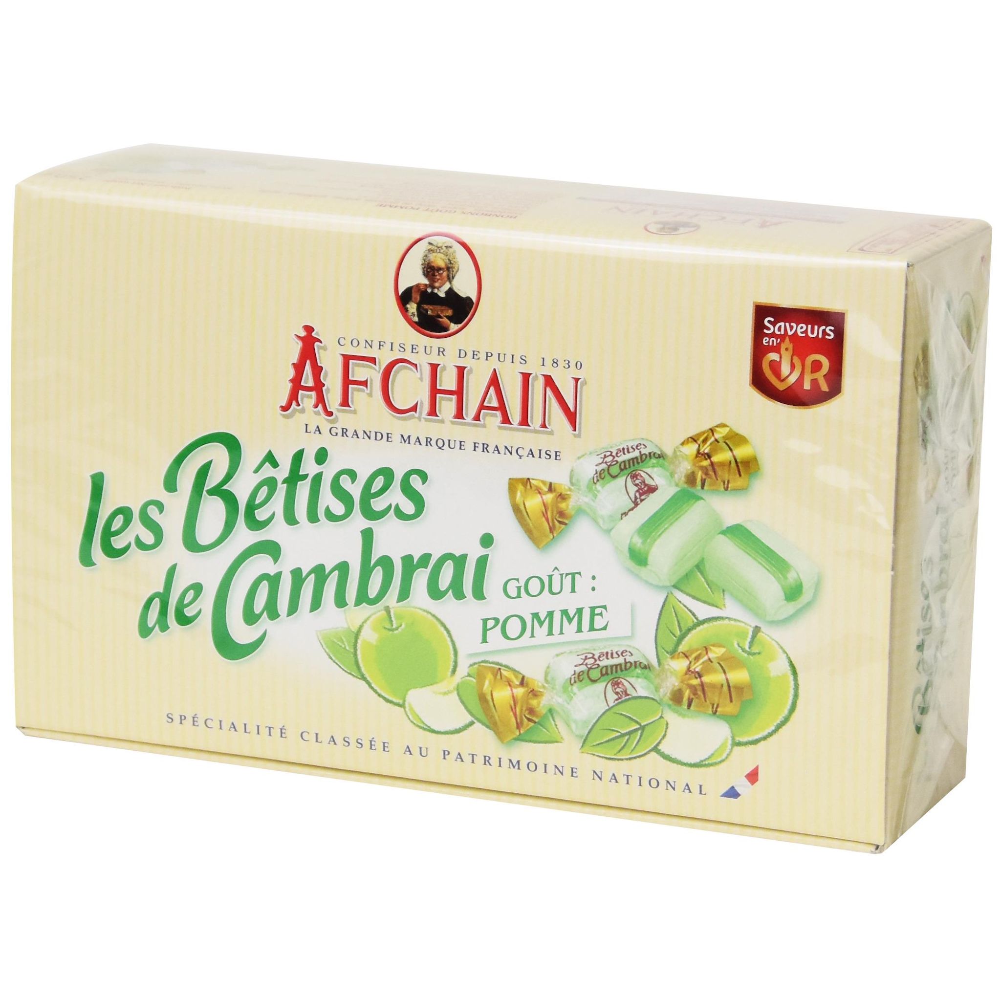 AFCHAIN Bêtises de Cambrai goût pomme 250g