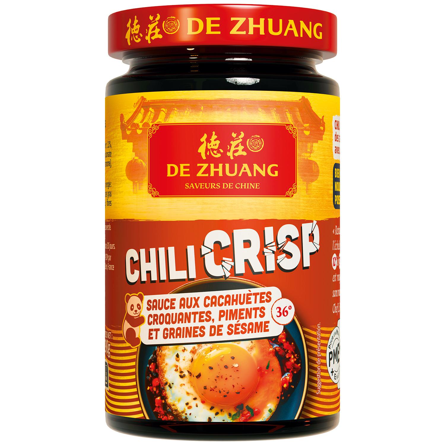 DEZHUANG Huile pimentee chili crisp 190g