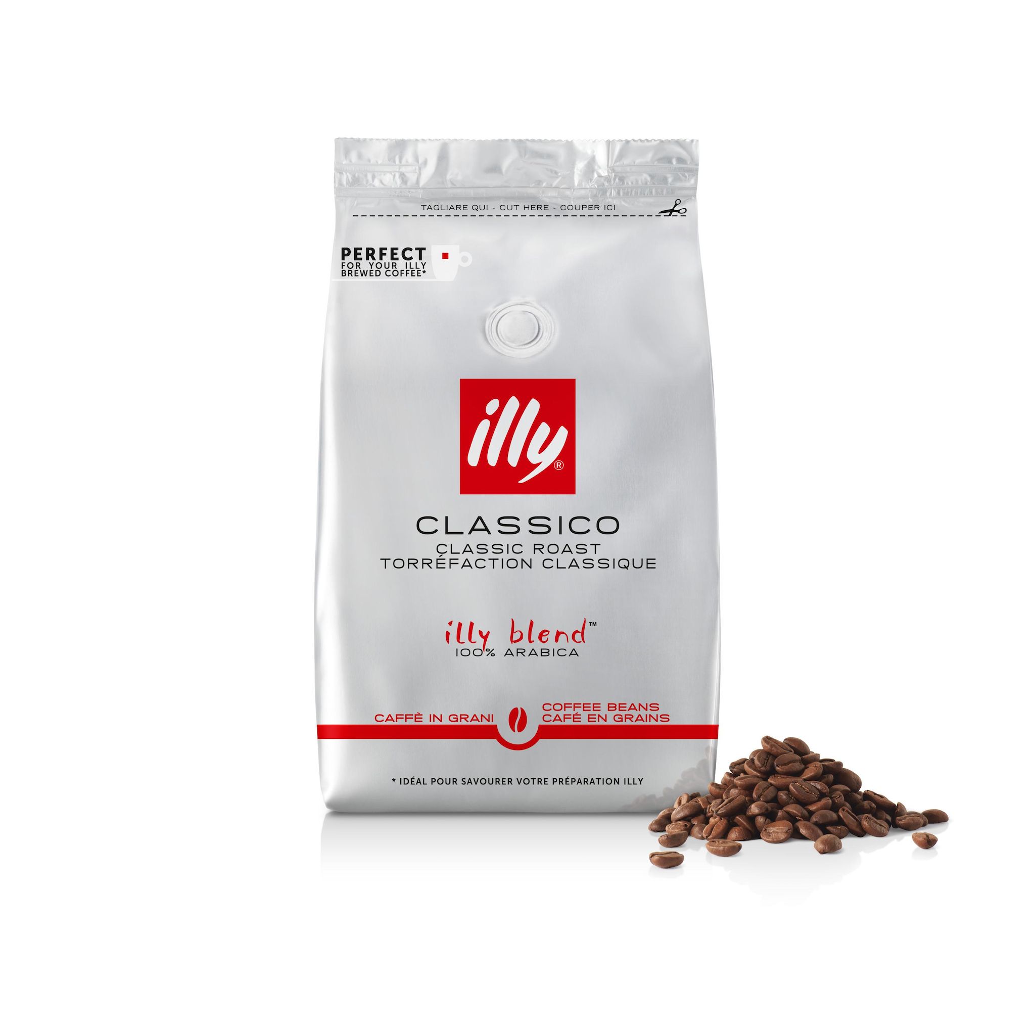 ILLY Café en grains Classico 100% arabica 500g