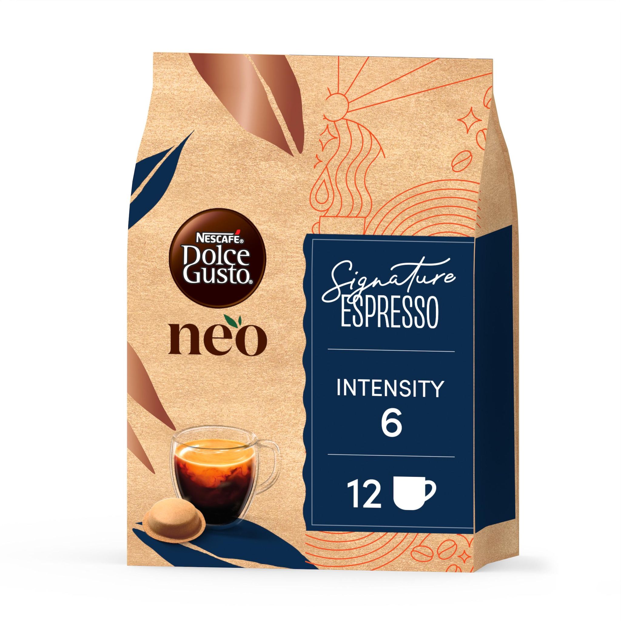 NESCAFE Café dosette espresso signature 100% arabica torréfaction moyenne 90g