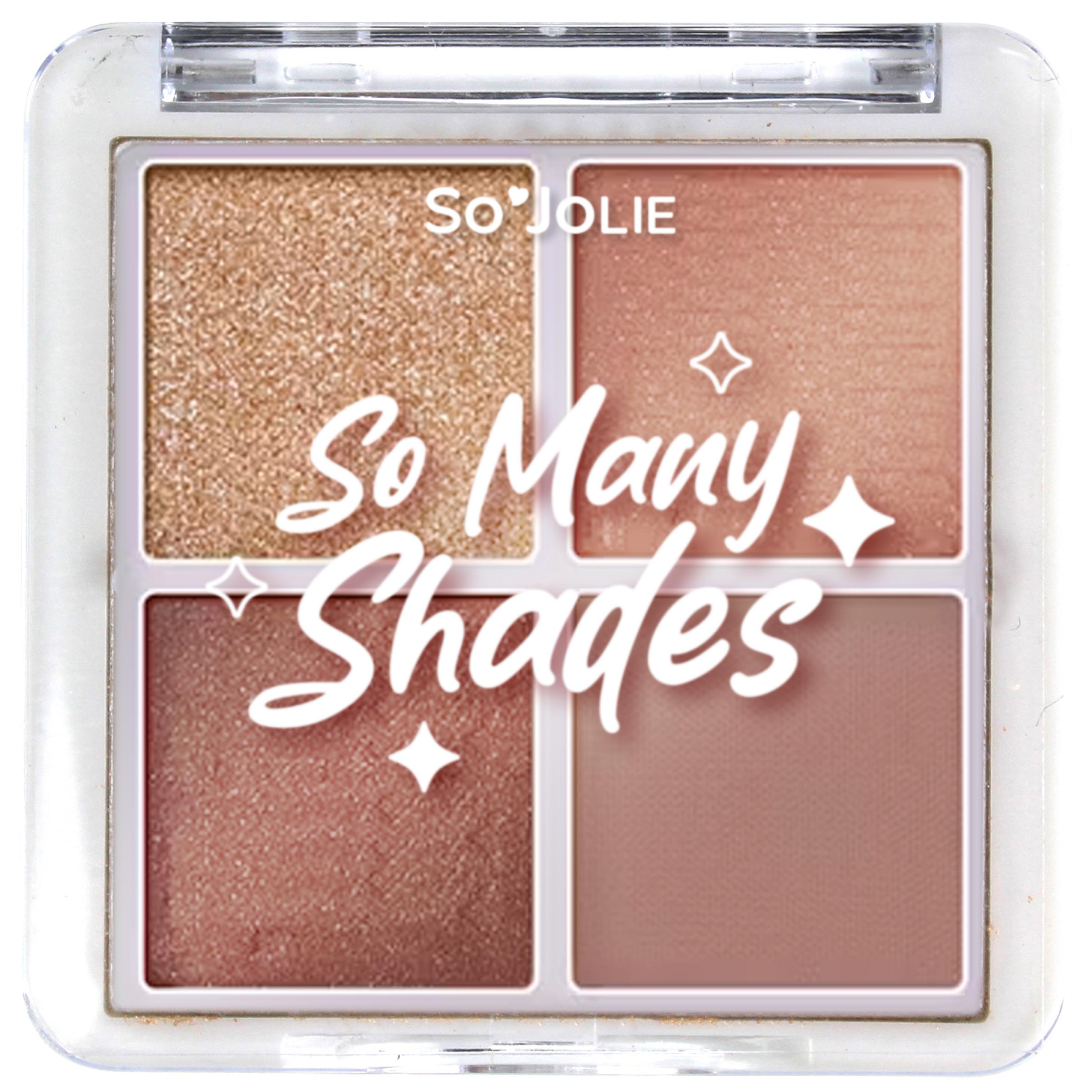 SO JOLIE So Many Shades Palette 4 fards à paupières nude 4.8g