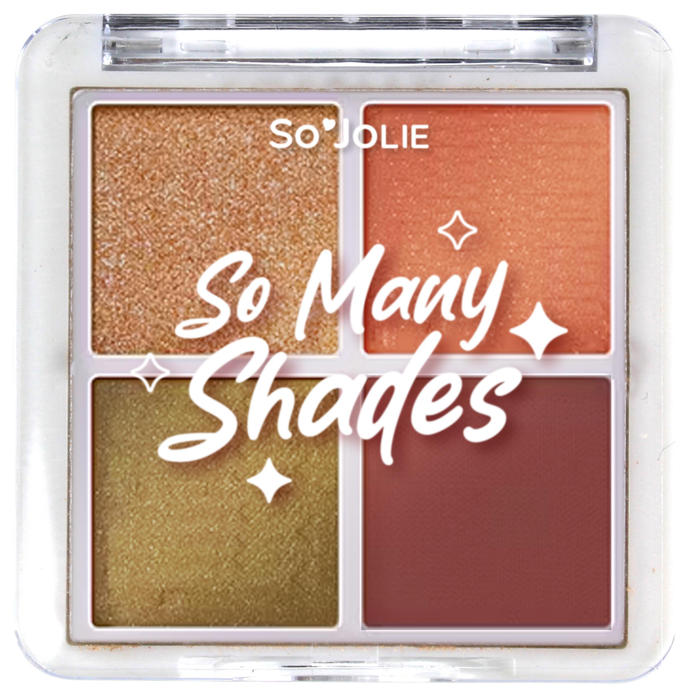 SO JOLIE So Many Shades Palette 4 fards à paupières natural 4.8g