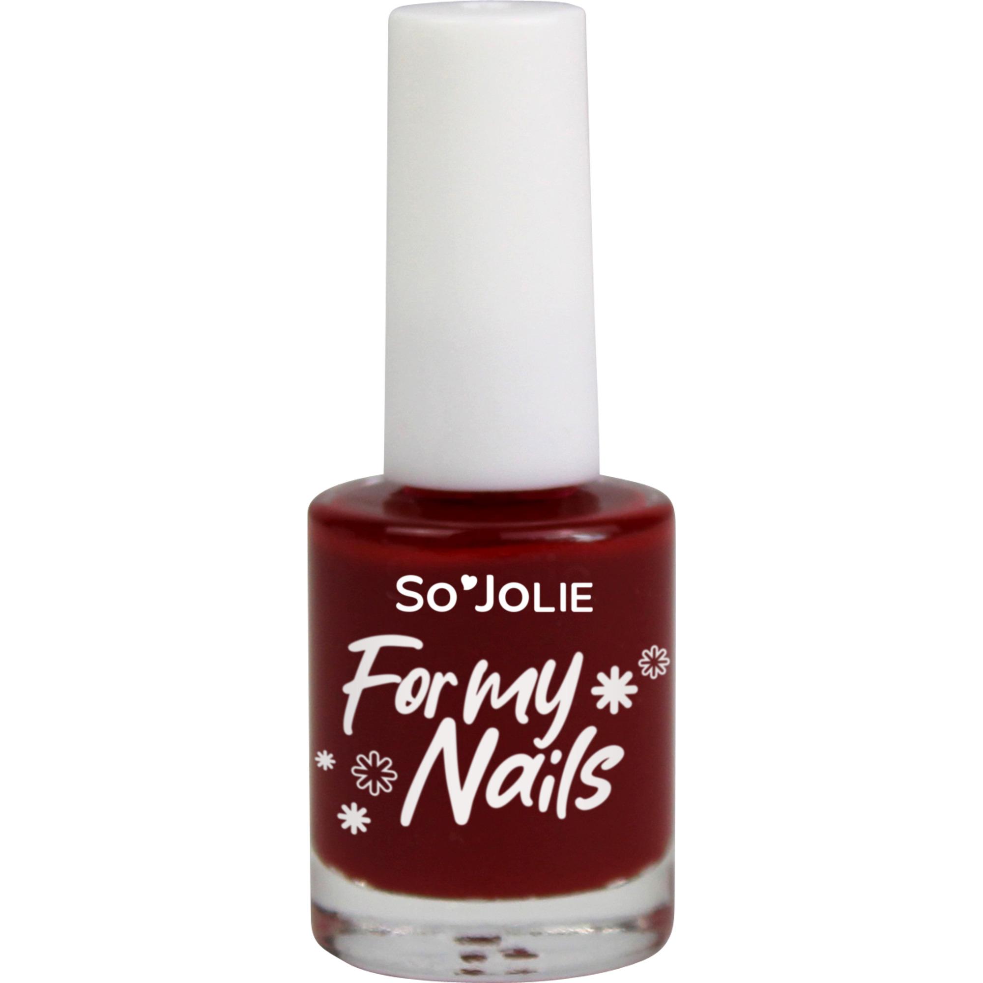 SO JOLIE For My Nails Vernis à ongles dark red 9ml