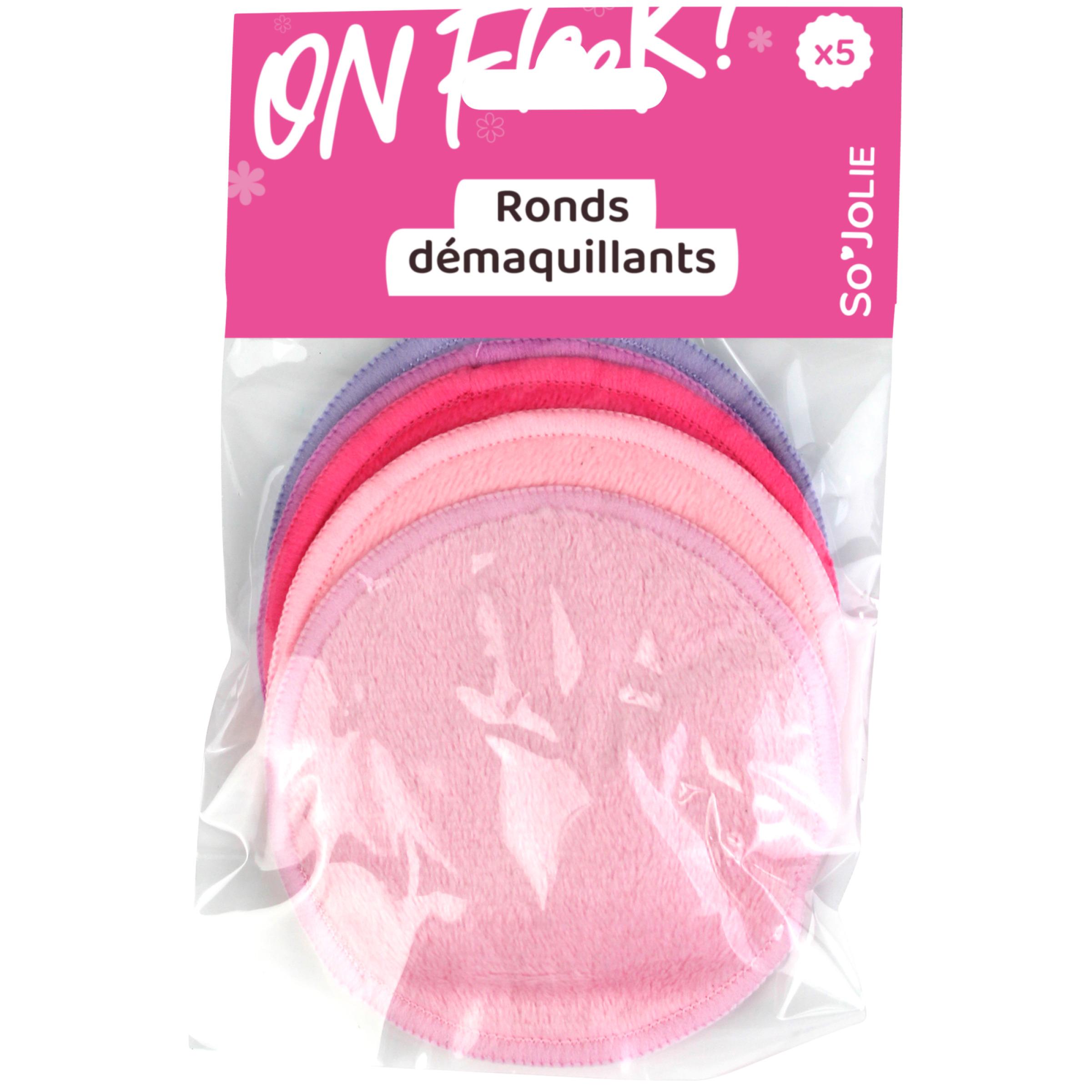 SO JOLIE Disques ronds démaquillants 5 pièces