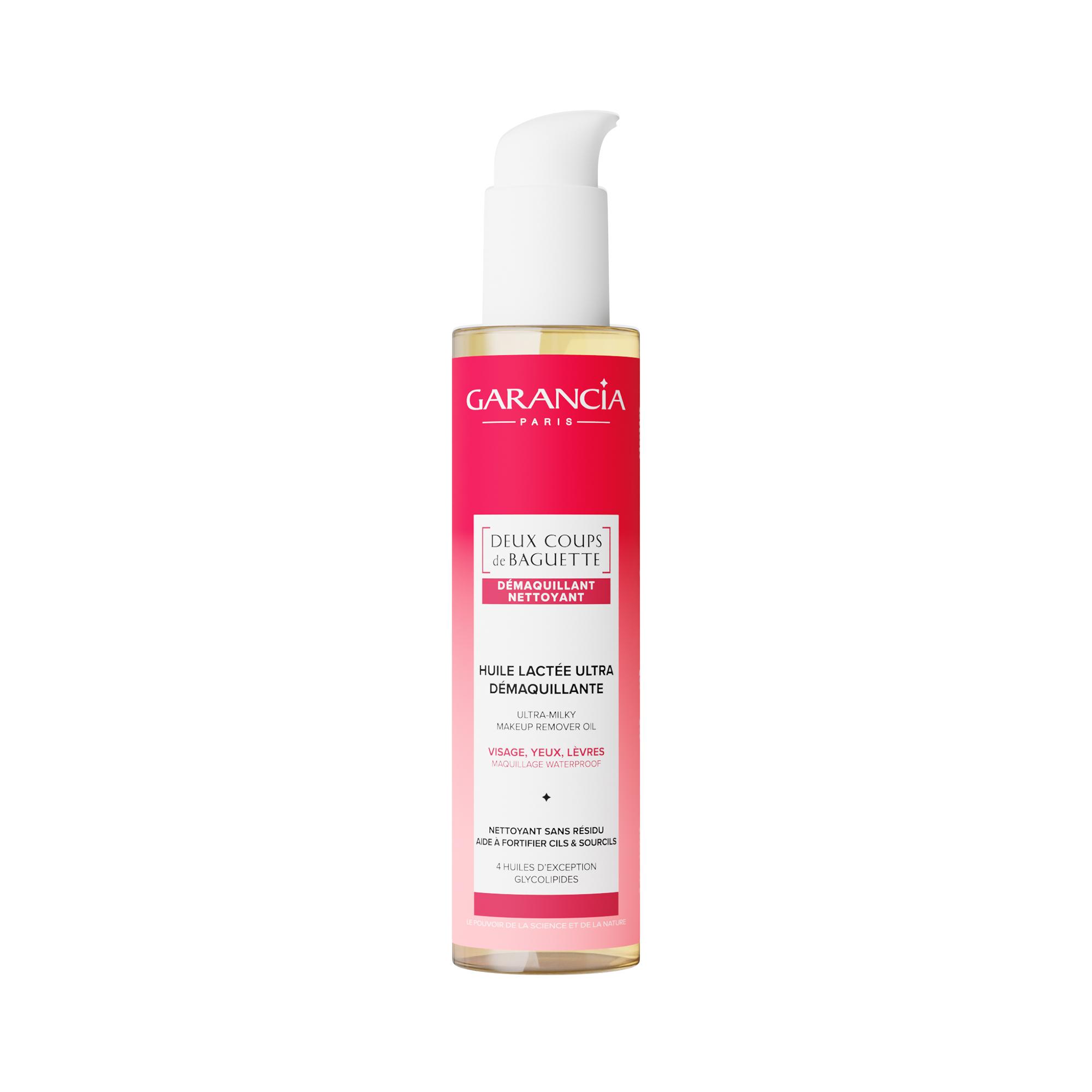 GARANCIA Deux coups de baguette Huile lacté ultra démaquillante 150ml