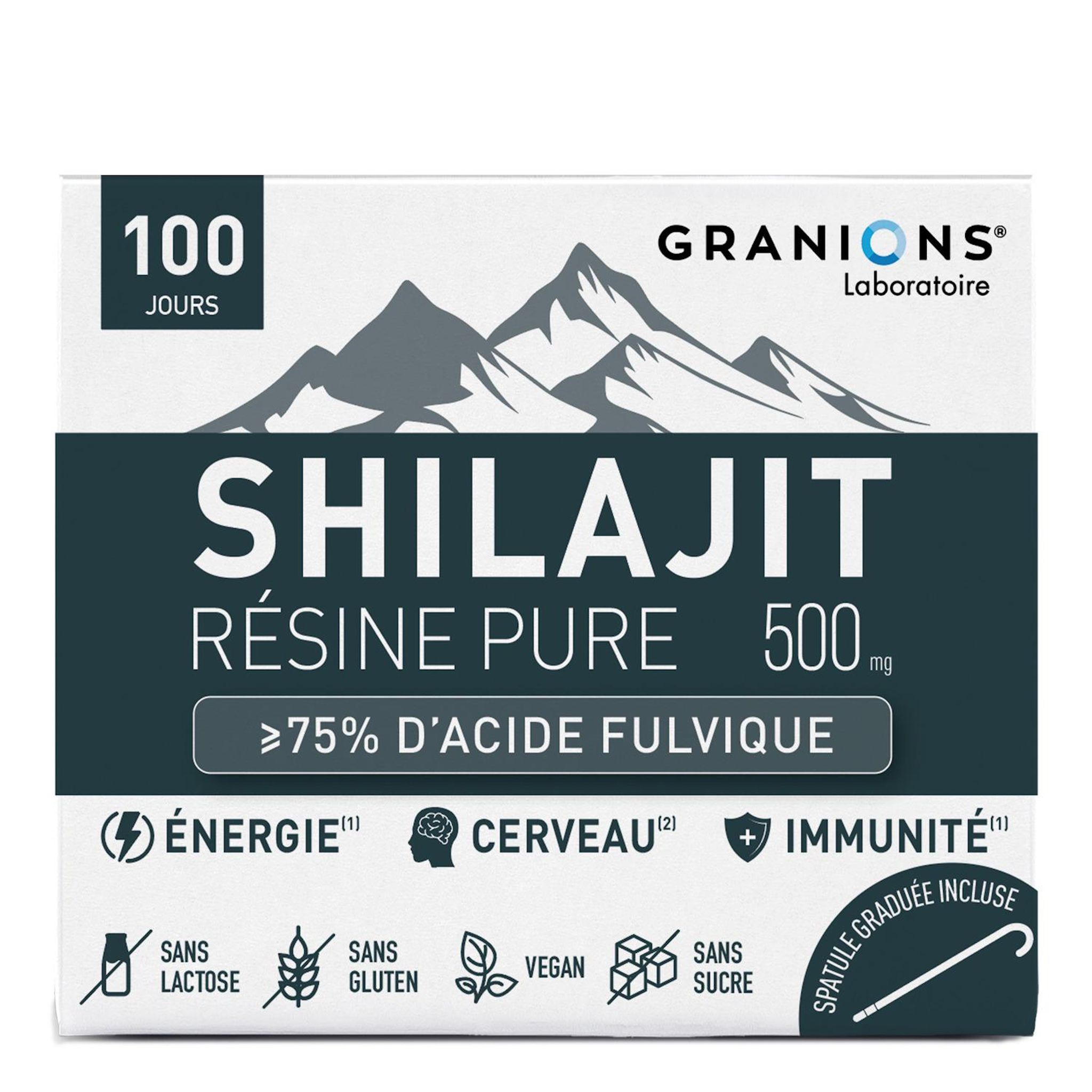 GRANIONS Shilajit résine pure 500mg 50g