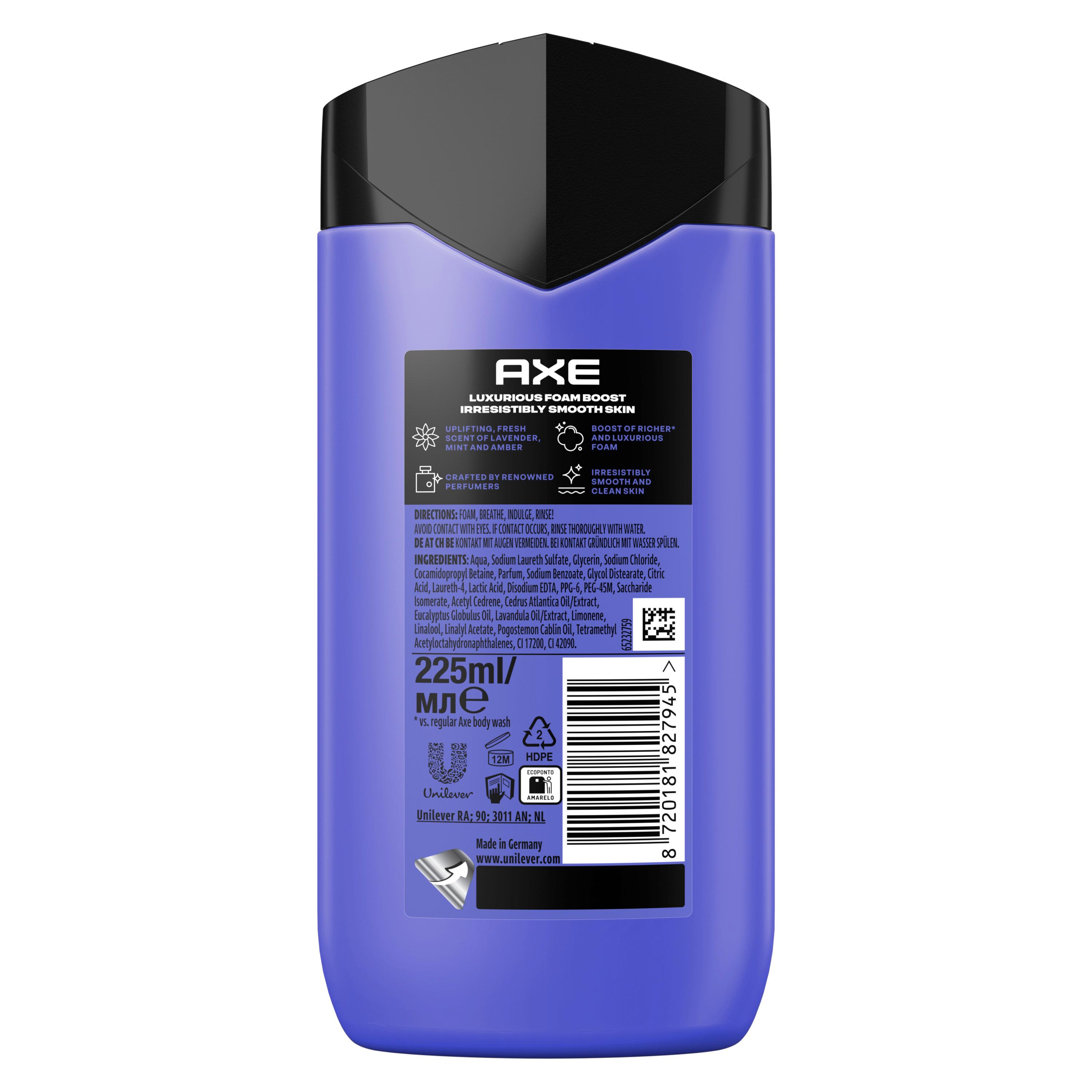 Voir la diapositive 2 : AXE Gel douche blue lavender 225ml