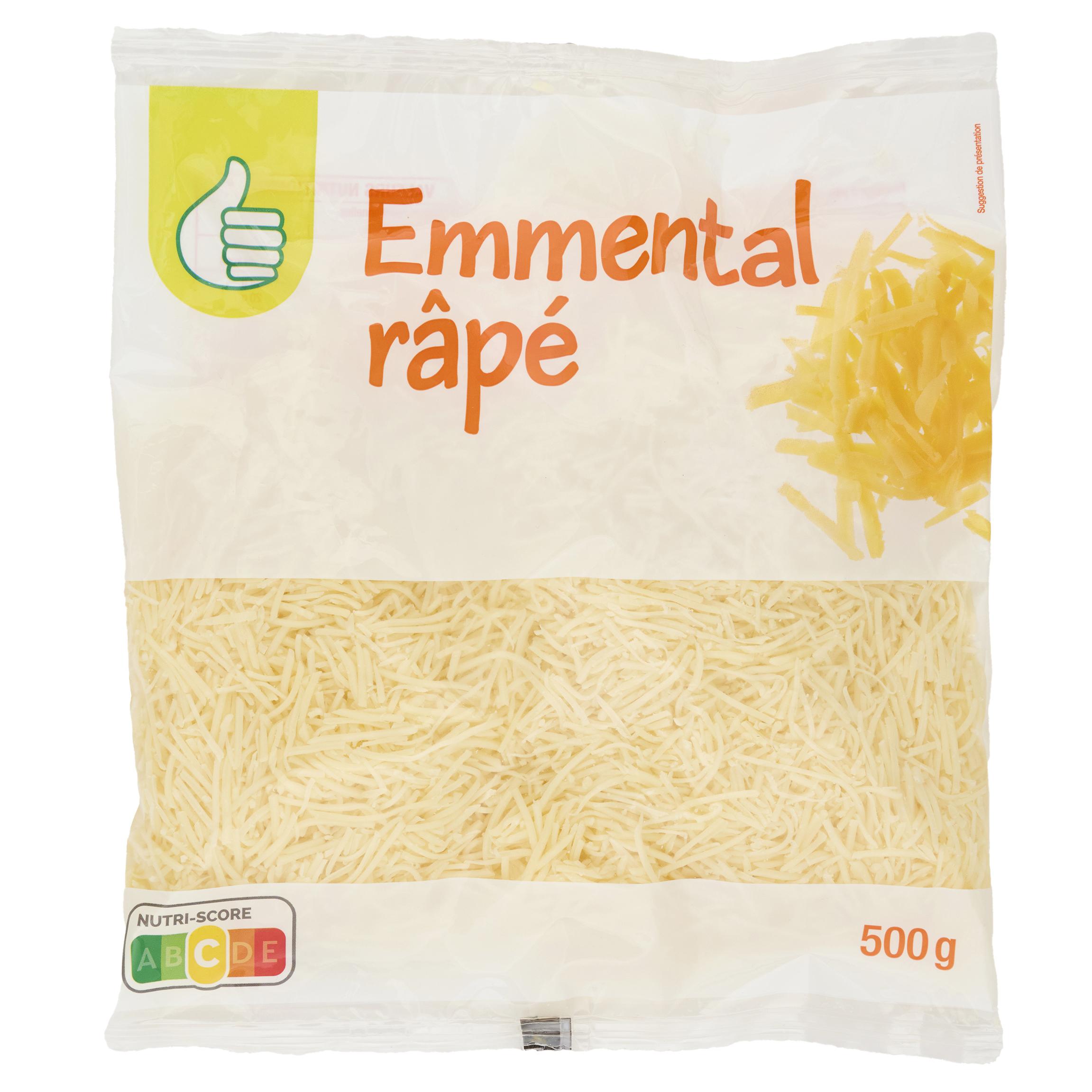 POUCE Emmental râpé prêt à l'emploi 500g
