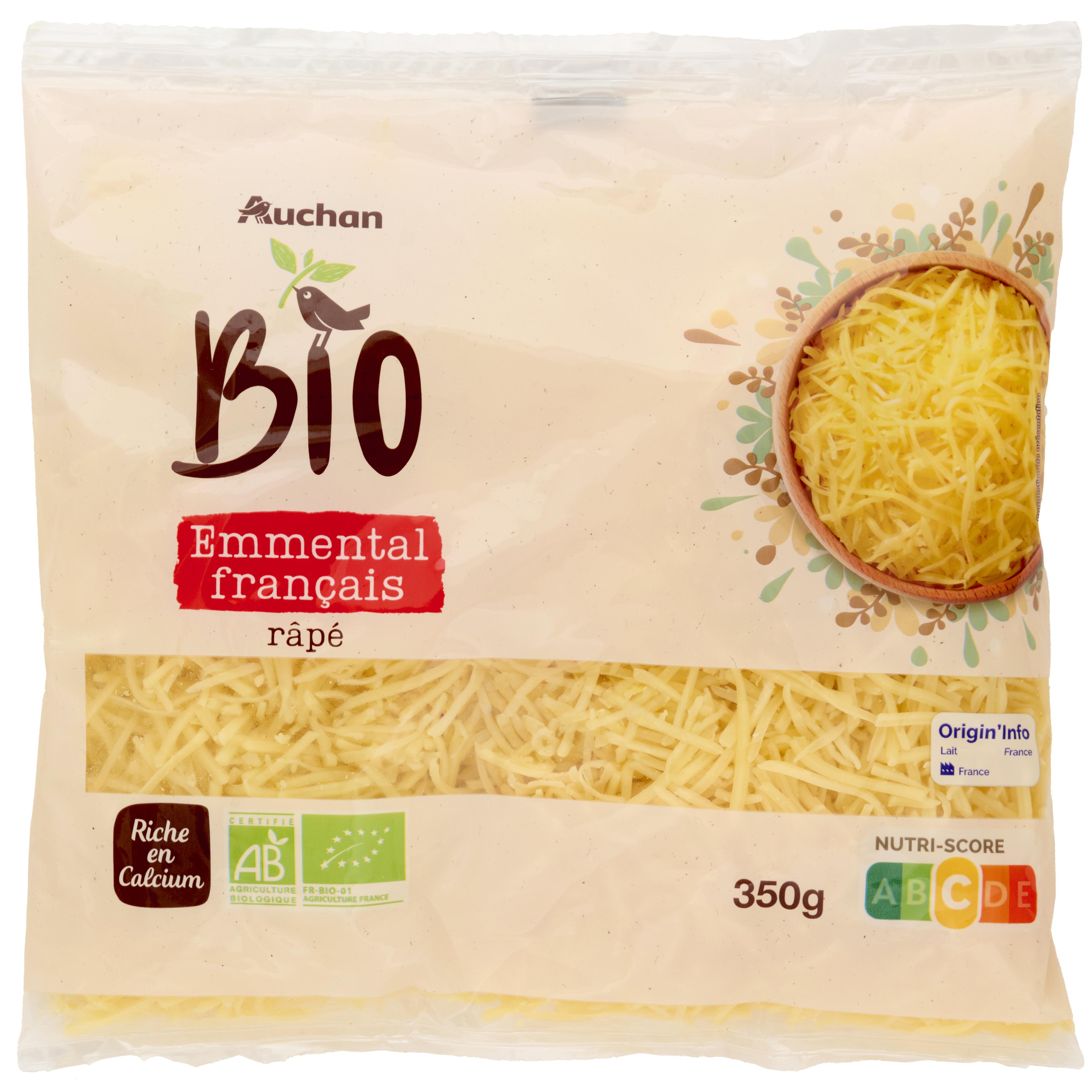 AUCHAN Emmental râpé 350g