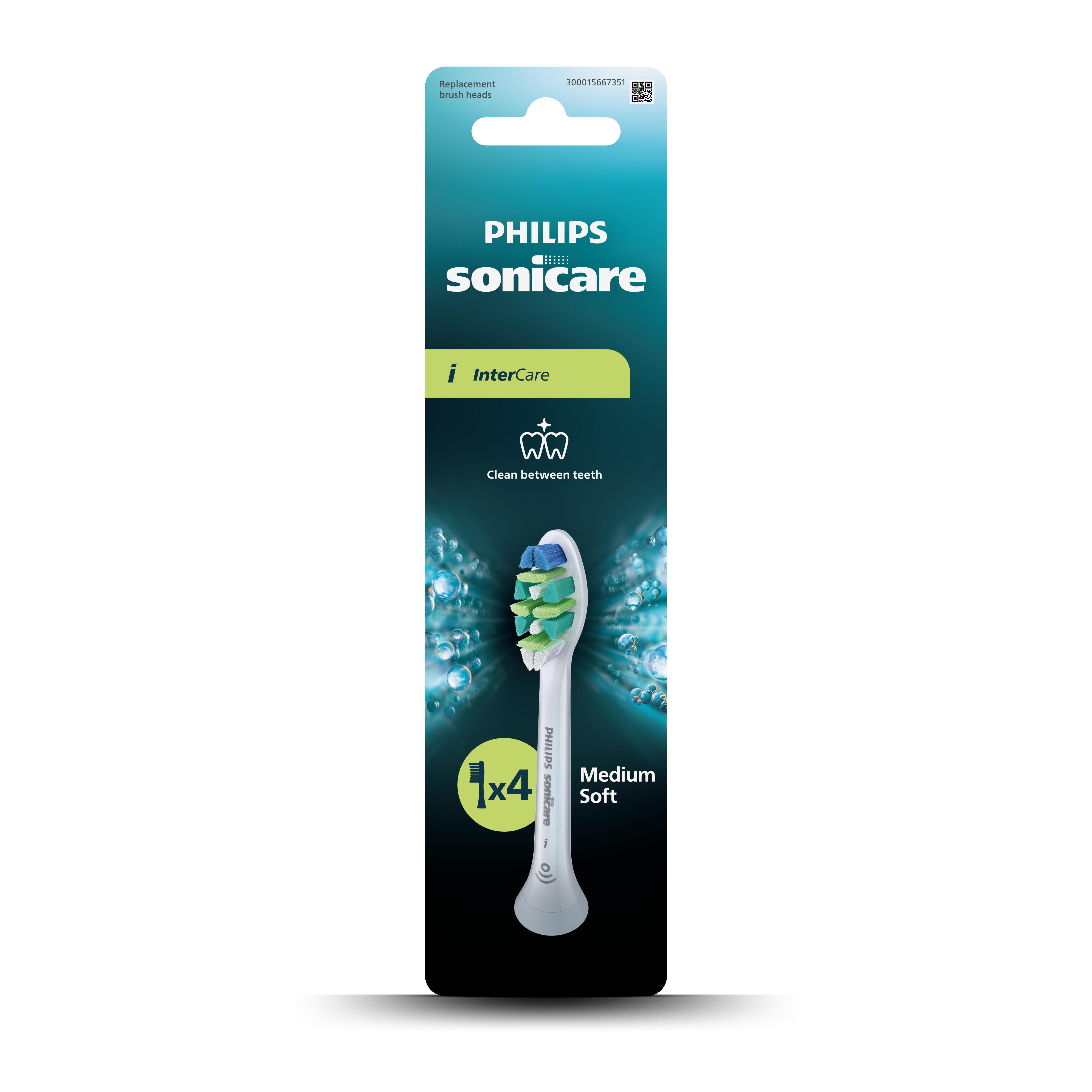 PHILIPS Recharge brosse à dents électrique intercare 4 brossette(s)