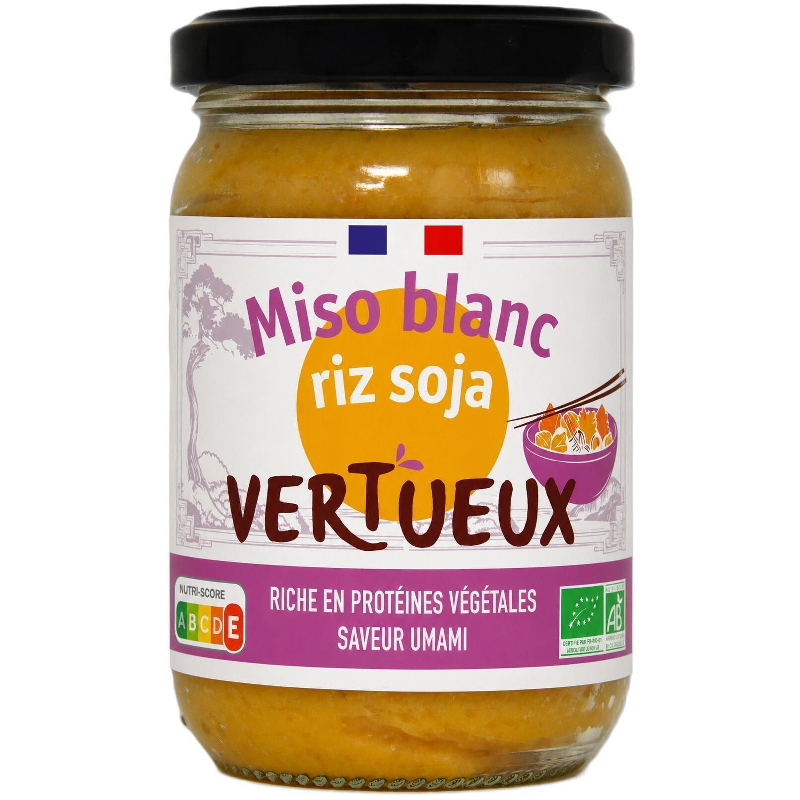 POTAGERS DE GASCOGNE Miso blanc riz soja 180g