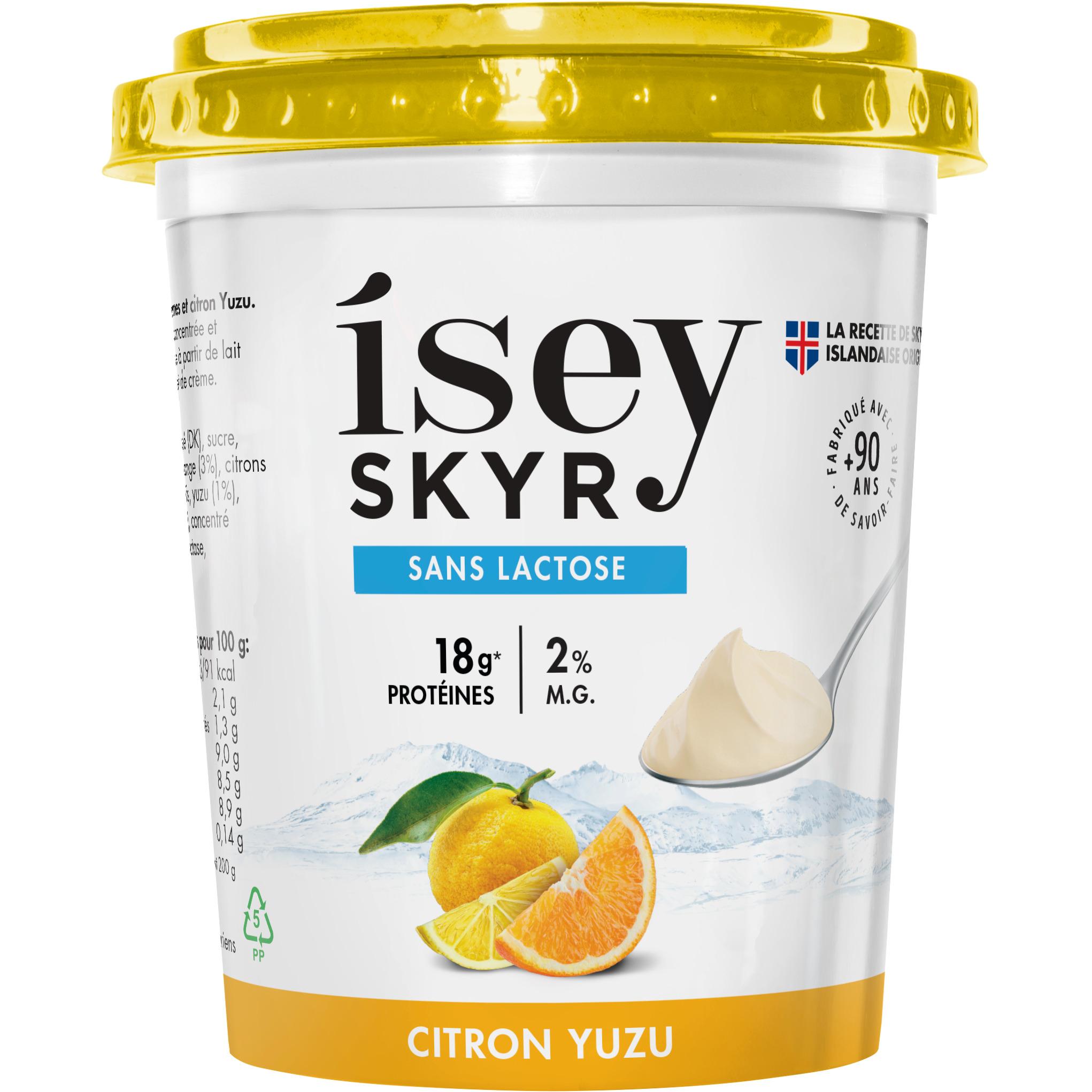 ISEY Skyr citron yuzu 400g