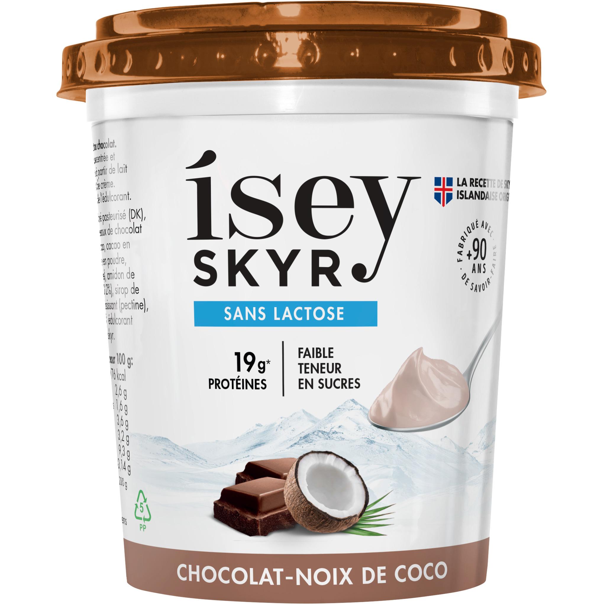 ISEY Skyr chocolat noix de coco 400g