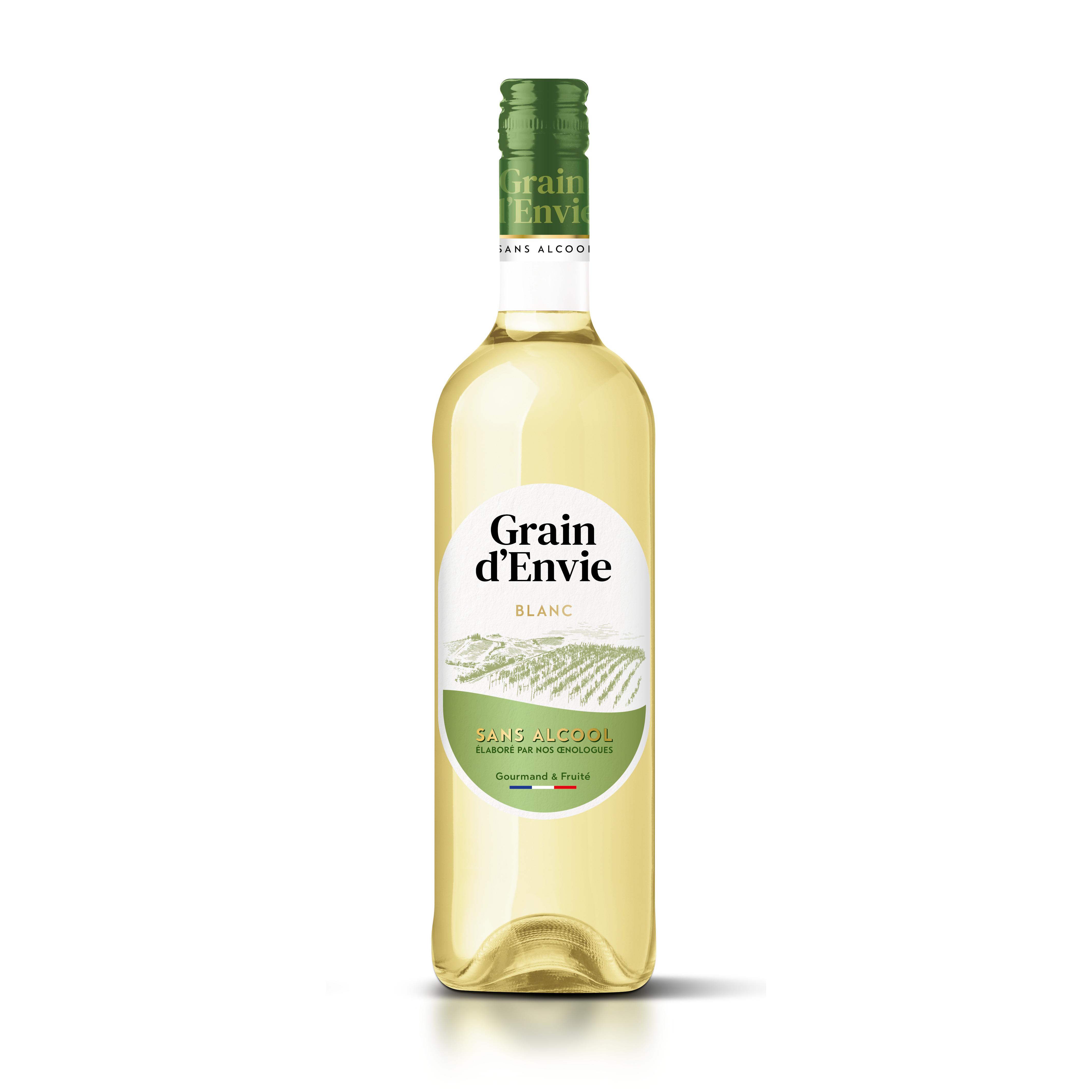 GRAIN D'ENVIE Boisson aromatisée à base de vin sans alcool 75cl