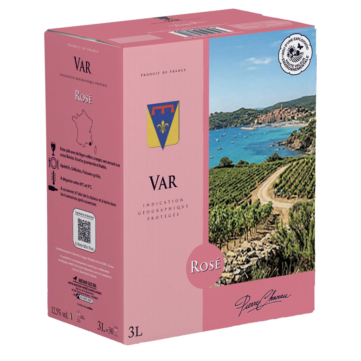PIERRE CHANAU AOP Var rosé BIB/CUBI 3l