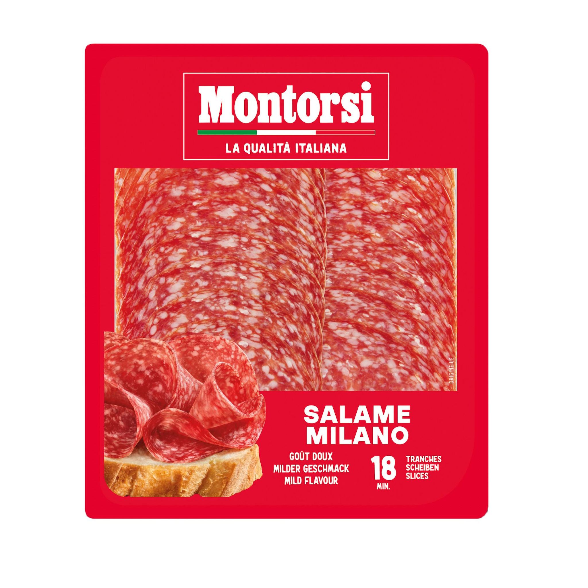 MONTORSI Saucisson milano goût doux 100g