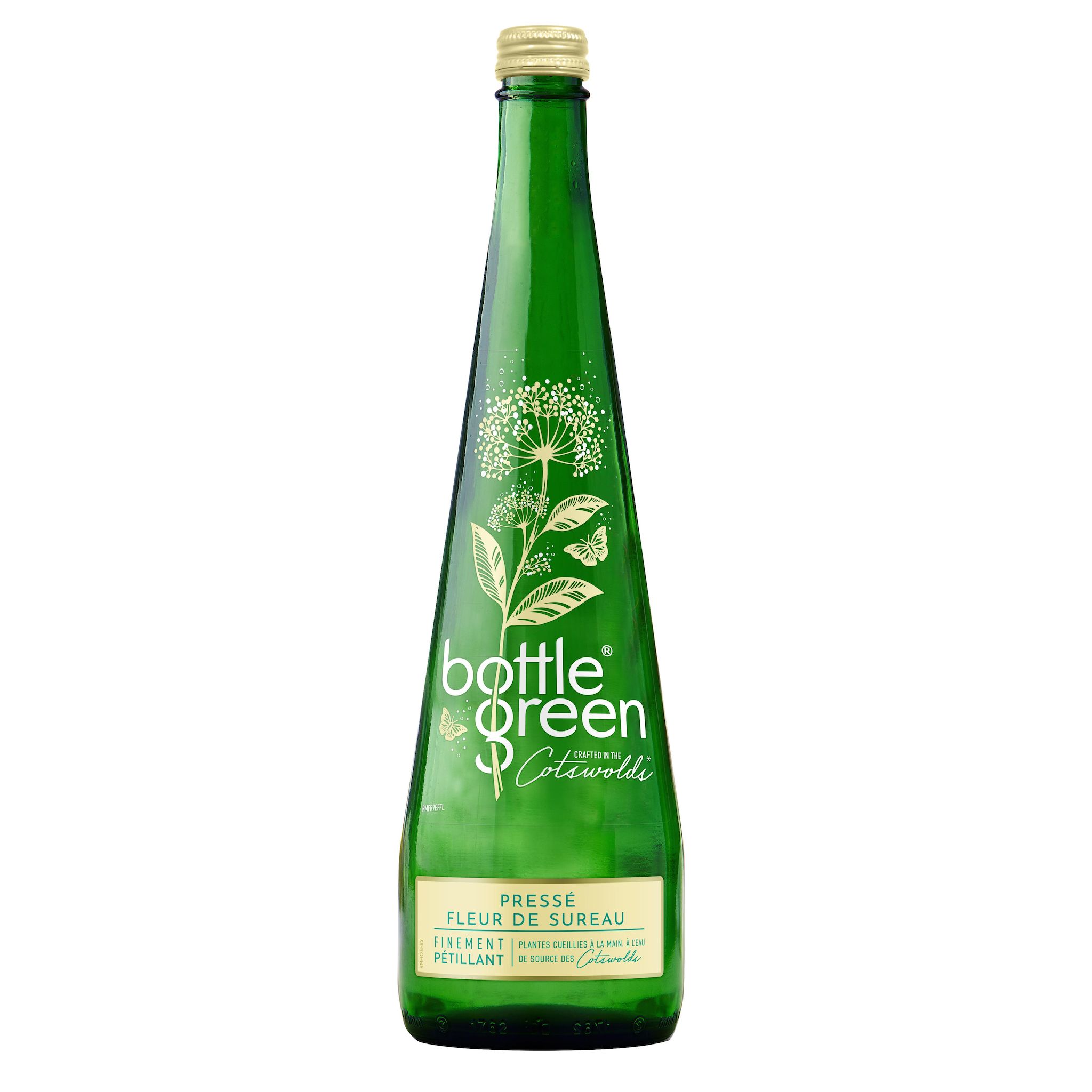 BOTTLEGREEN Boisson pétillante pressée à la fleur de sureau 75cl