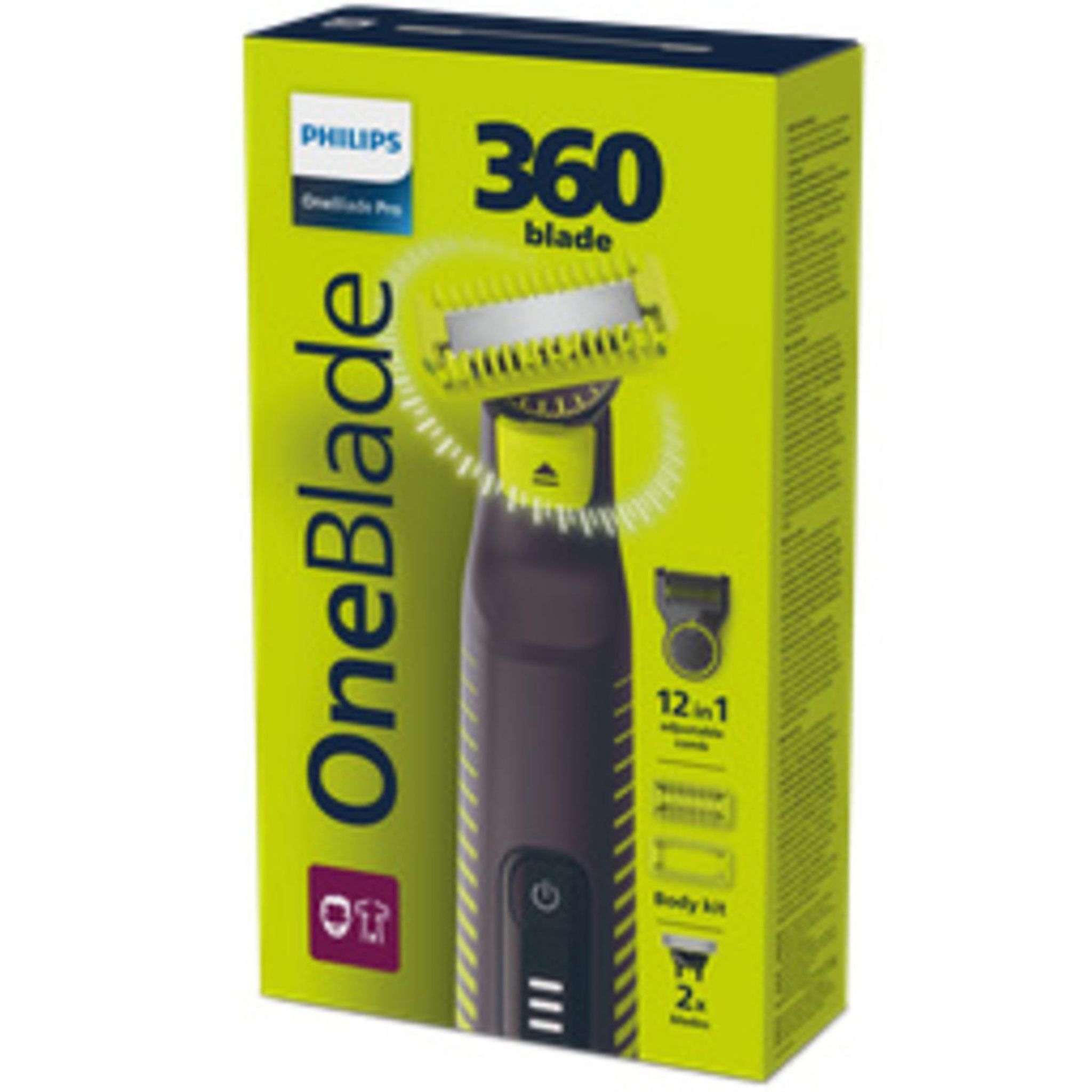 PHILIPS One Blade 360 rasoir visage et corps 1 pièce