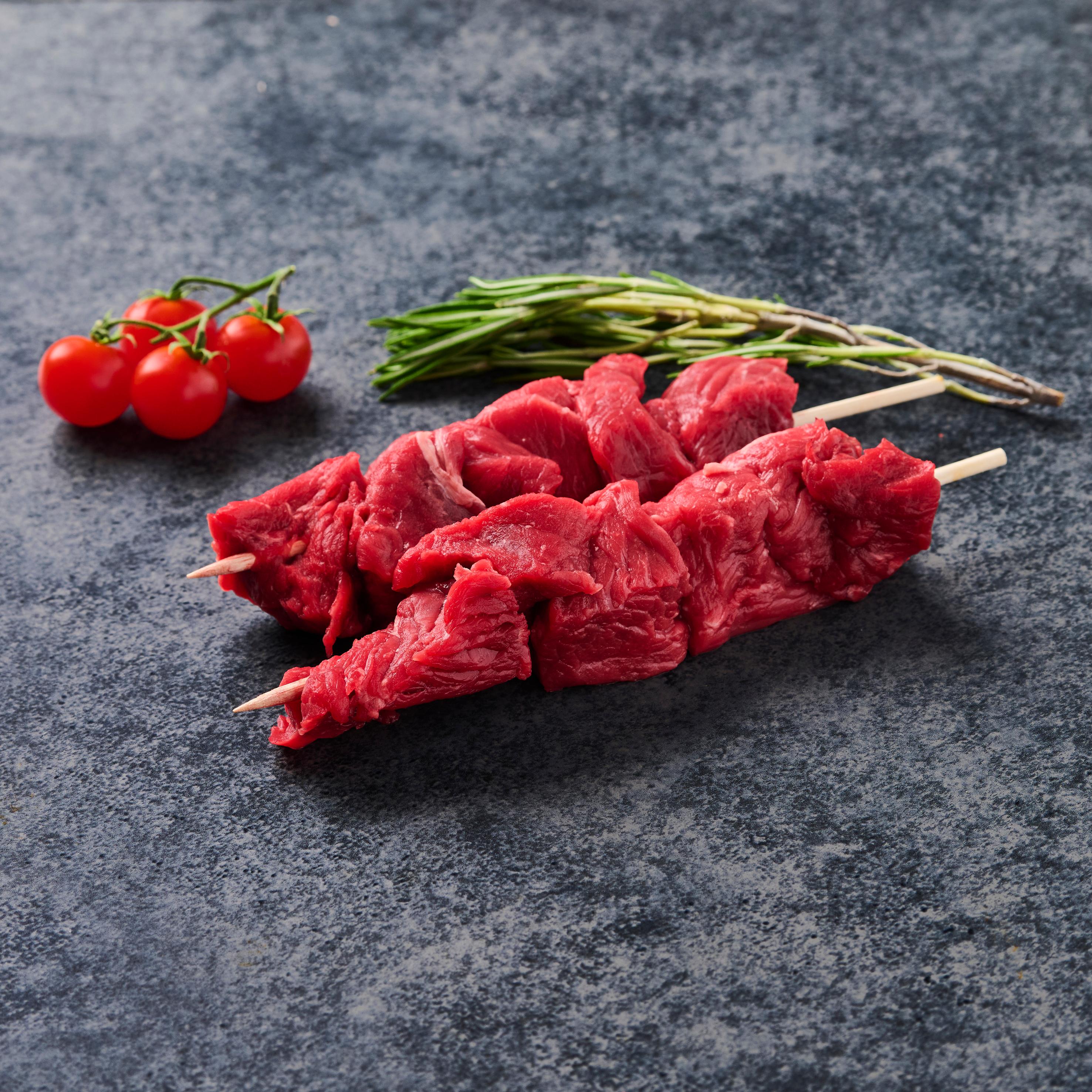 MON BOUCHER Brochette de boeuf nature 300g