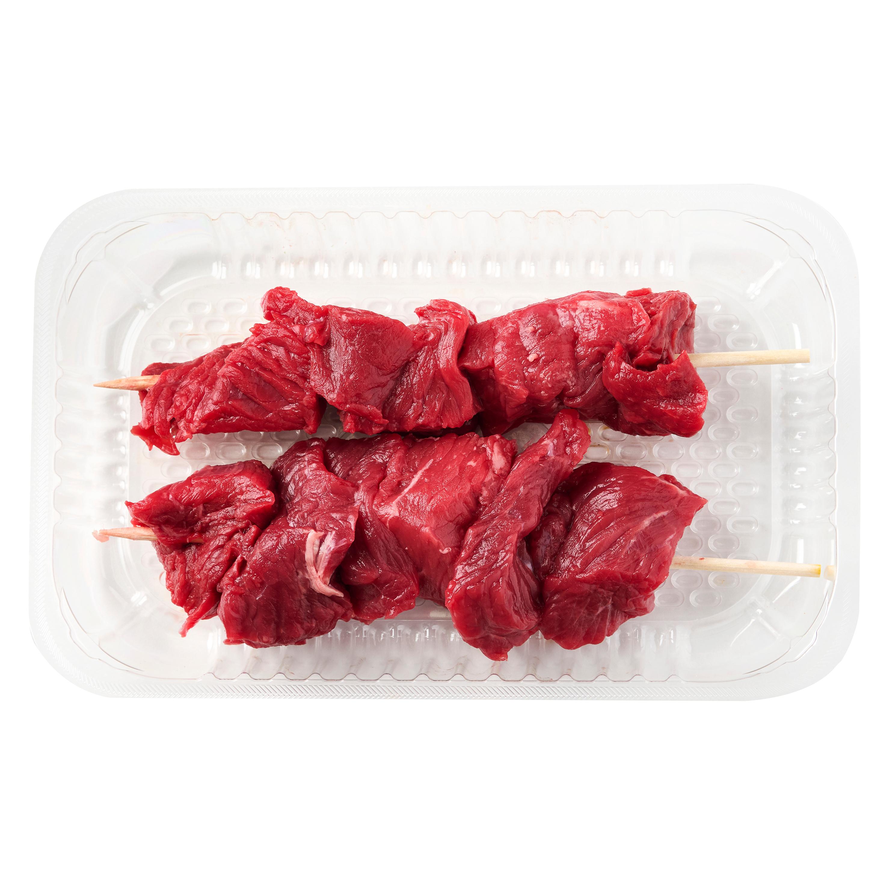 Voir la diapositive 2 : MON BOUCHER Brochette de boeuf nature 300g