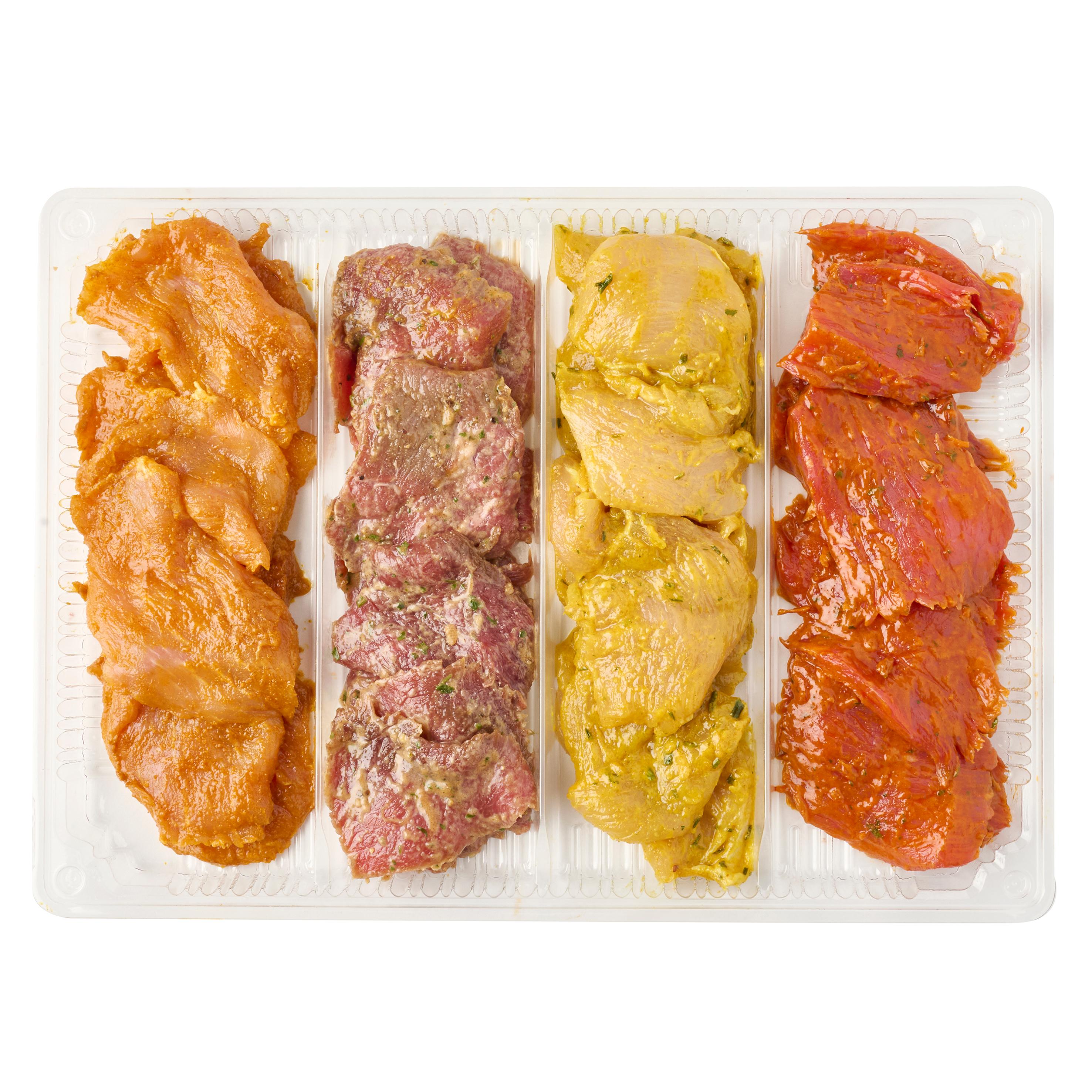 Voir la diapositive 2 : MON BOUCHER PLATEAU PLANCHA 4 personnes 1kg