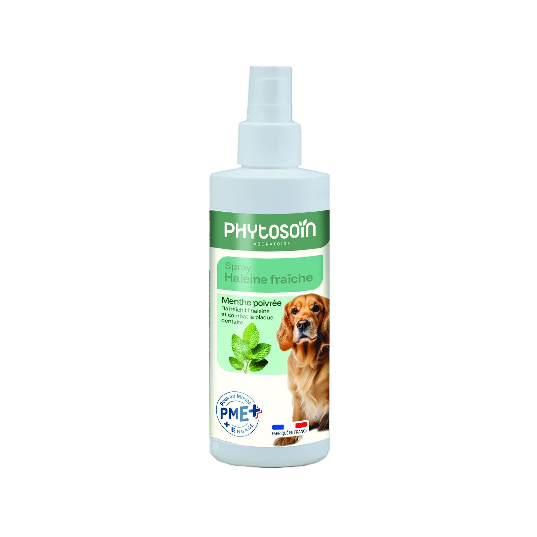 PHYTOSOIN Spray haleine fraîche à la menthe poivrée pour chien 200ml