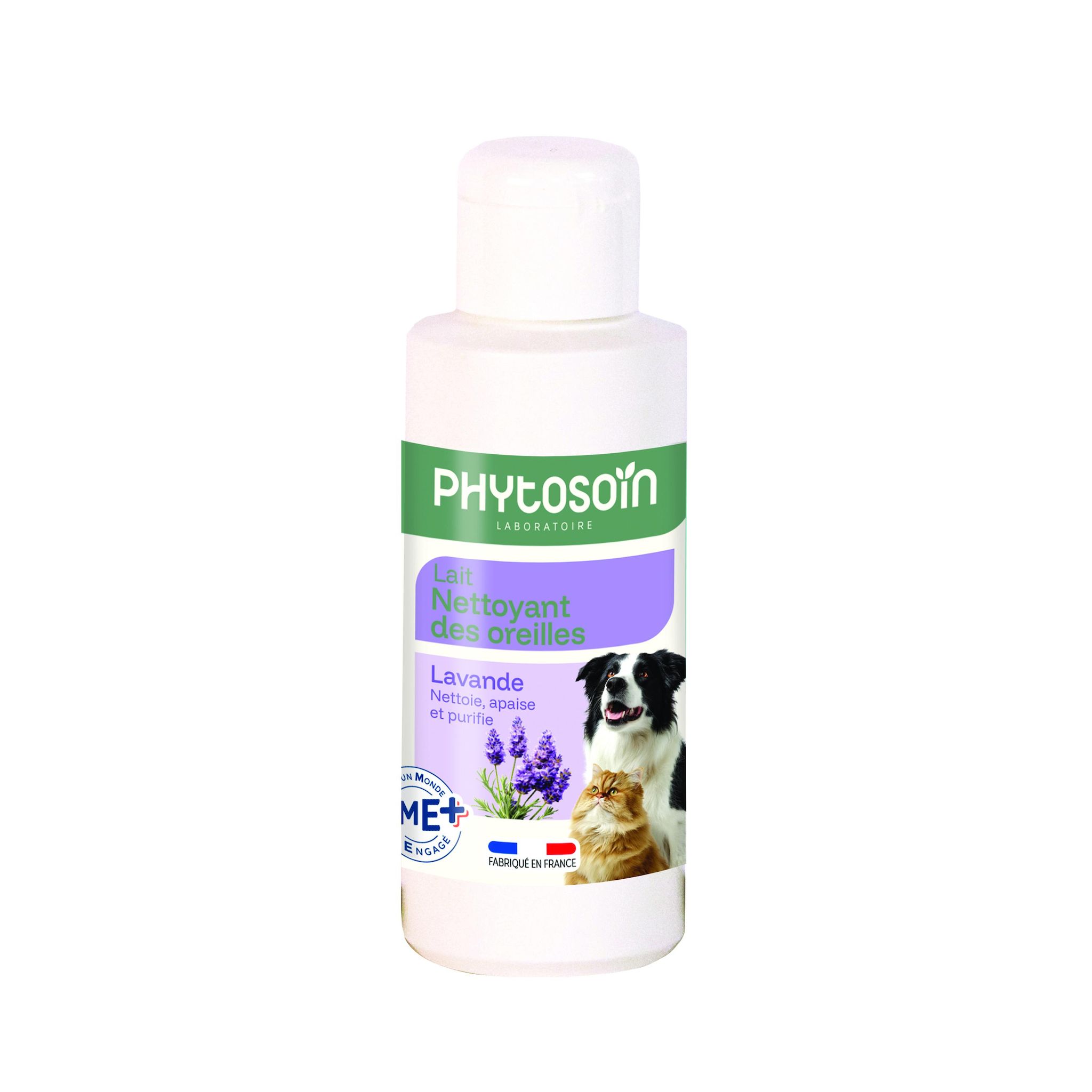 PHYTOSOIN Lait auriculaire nettoyant et apaisant pour chien et chat 100ml