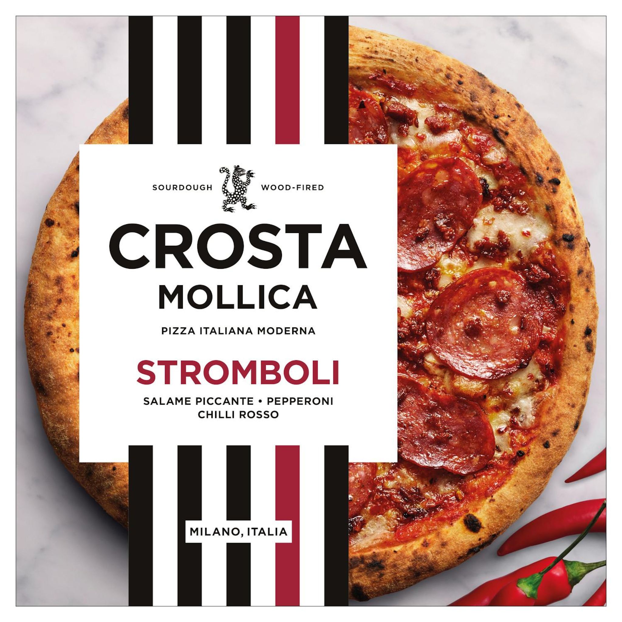 CROSTA & MOLLICA Pizza surgelée stromboli 447g
