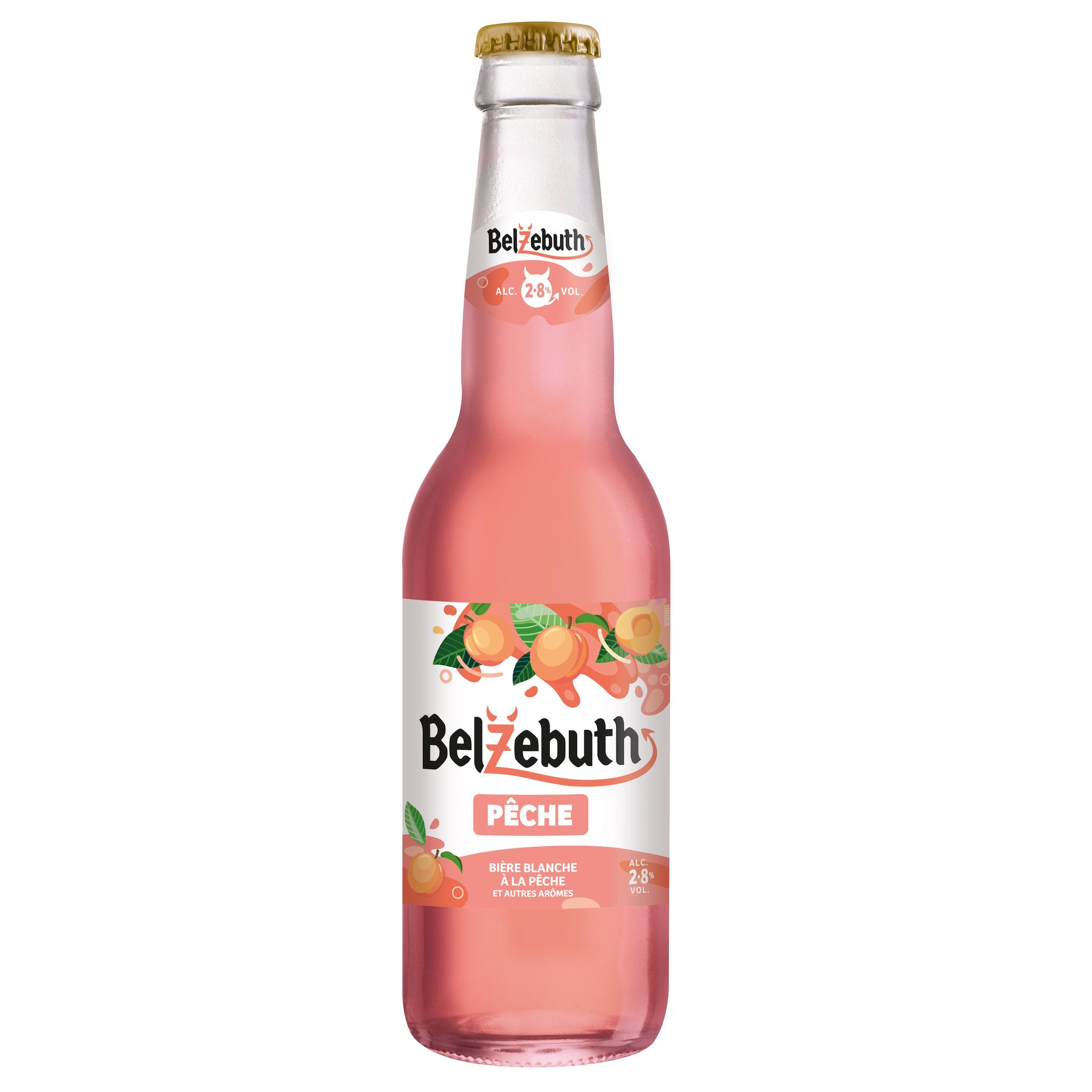 BELZEBUTH Bière aromatisée pêche 2,8% 33cl
