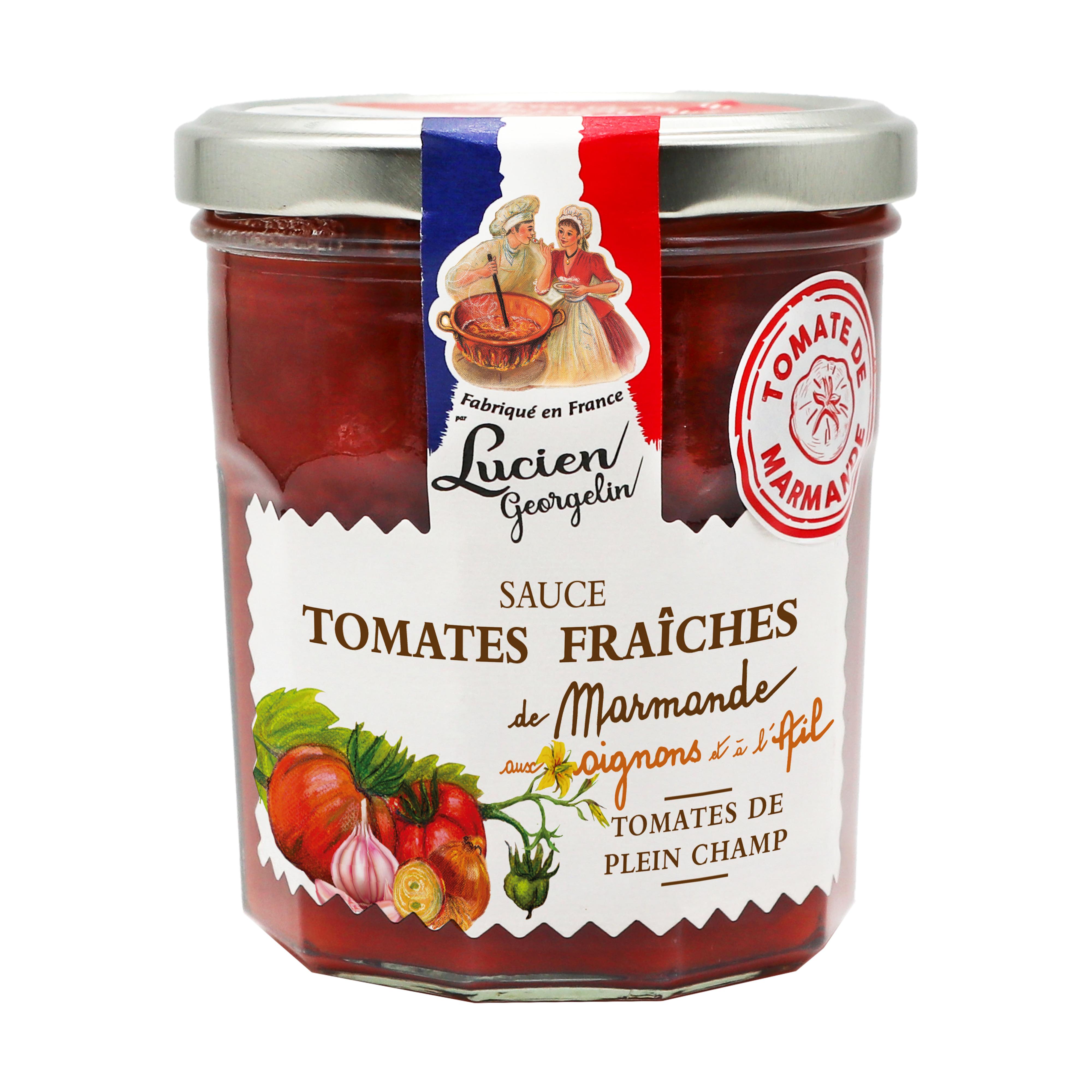 LUCIEN GEORGELIN Sauce tomate fraîche de Marmande ail oignons 300g