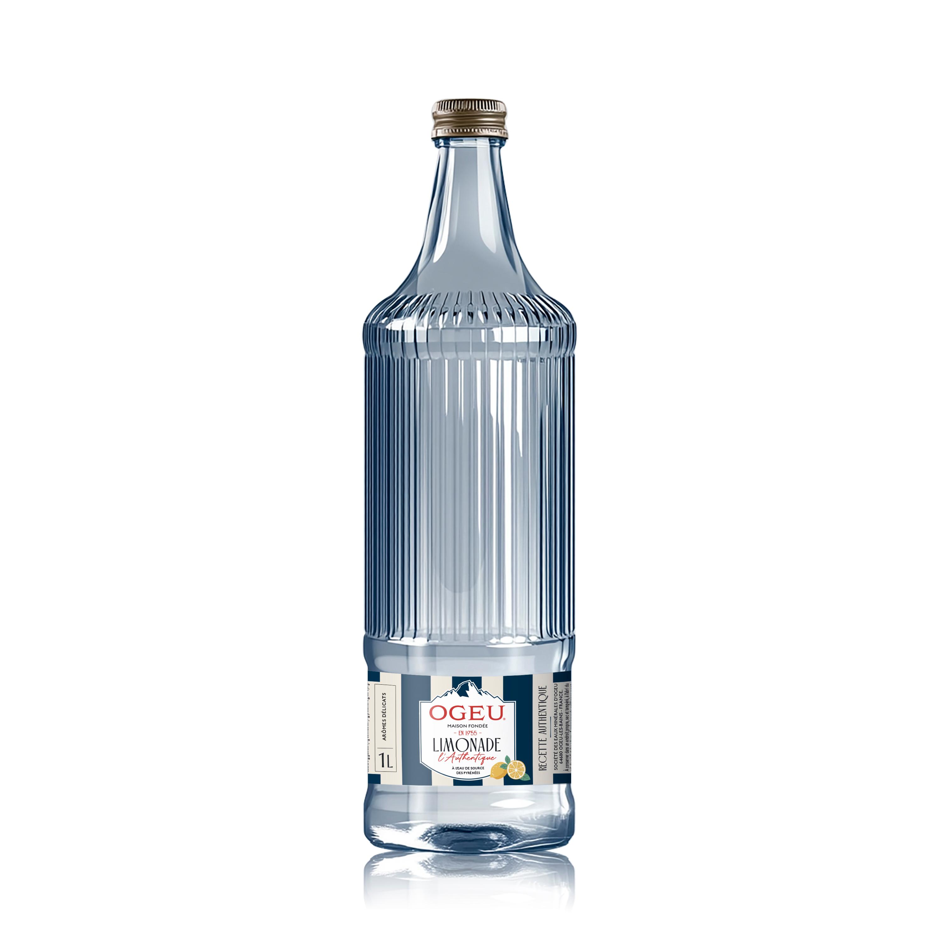 OGEU Boisson gazeuse limonade au citron orange 1l