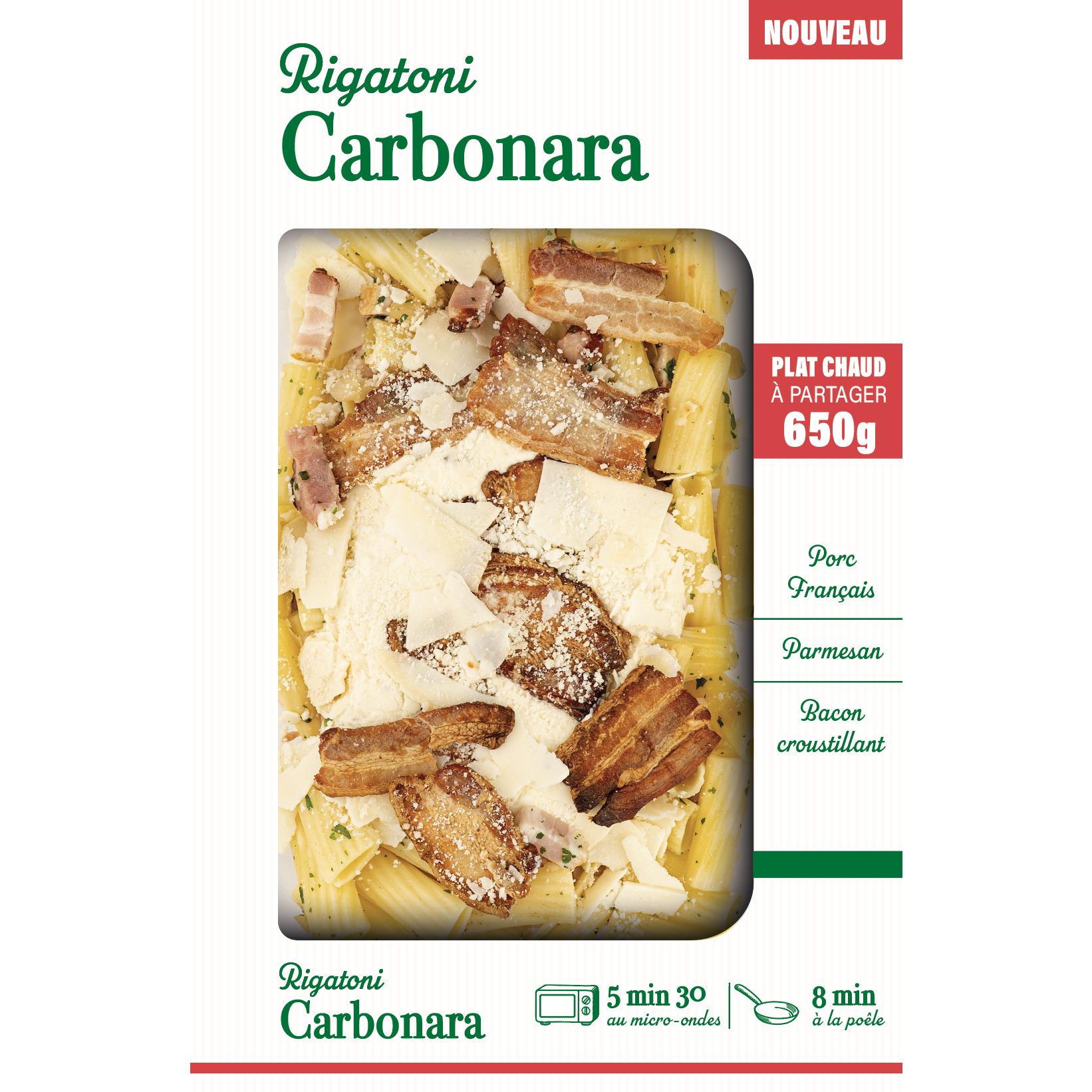 MIX BUFFET Rigatoni carbonara 650g