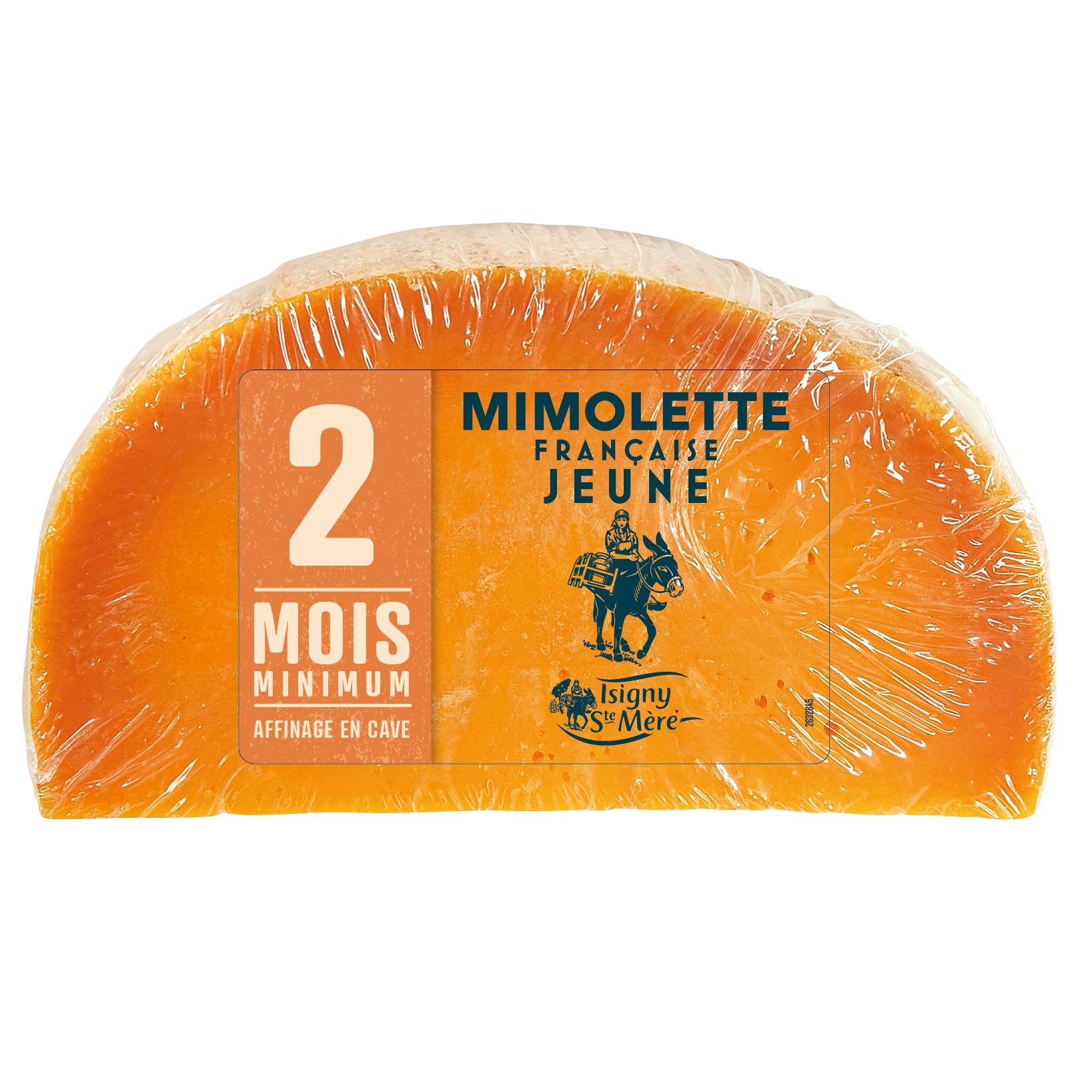 ISIGNY STE MERE Mimolette française jeune affinage 2 mois minimum en cave 165g