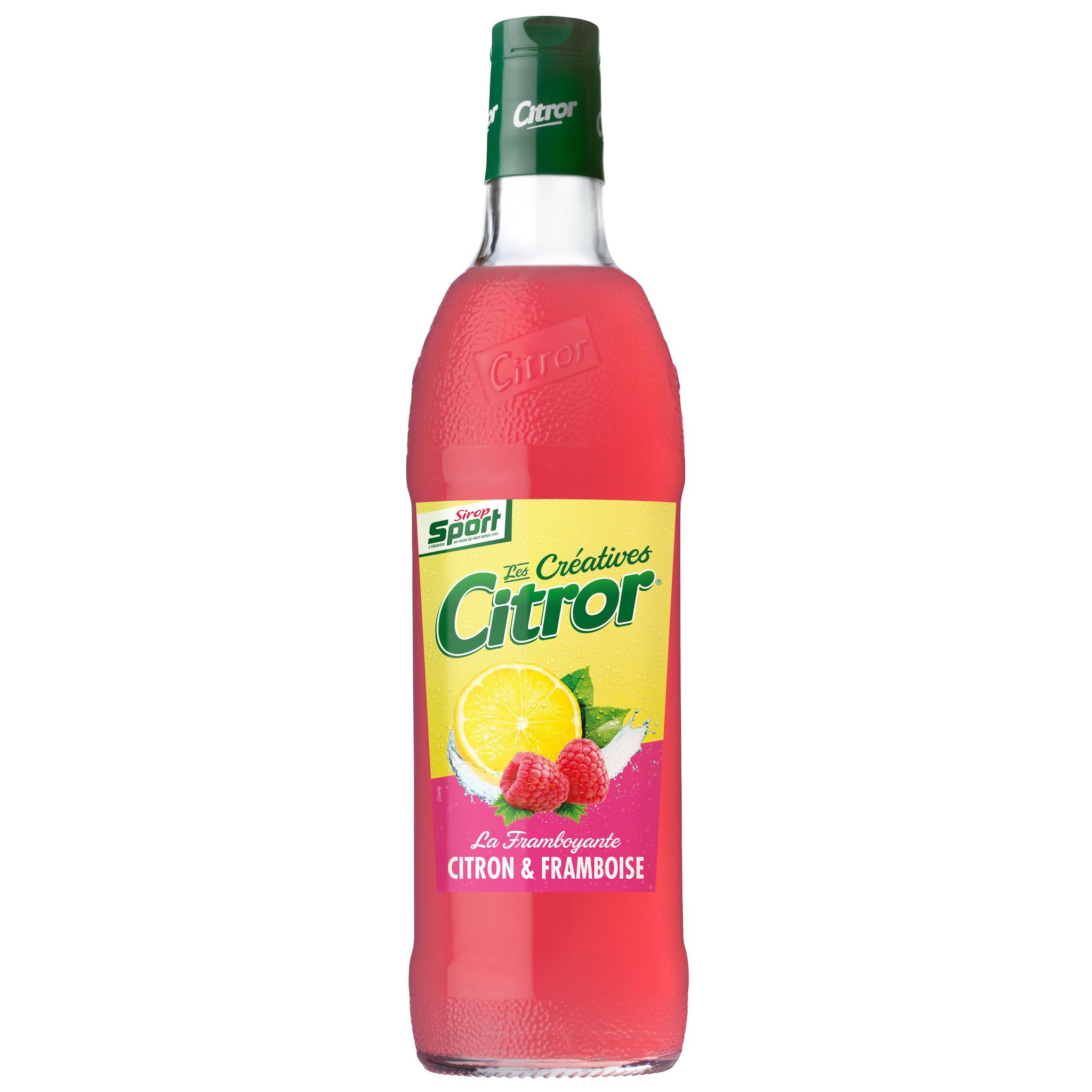 CITROR Les Créatives Sirop de citron et framboise La Flamboyante 70cl