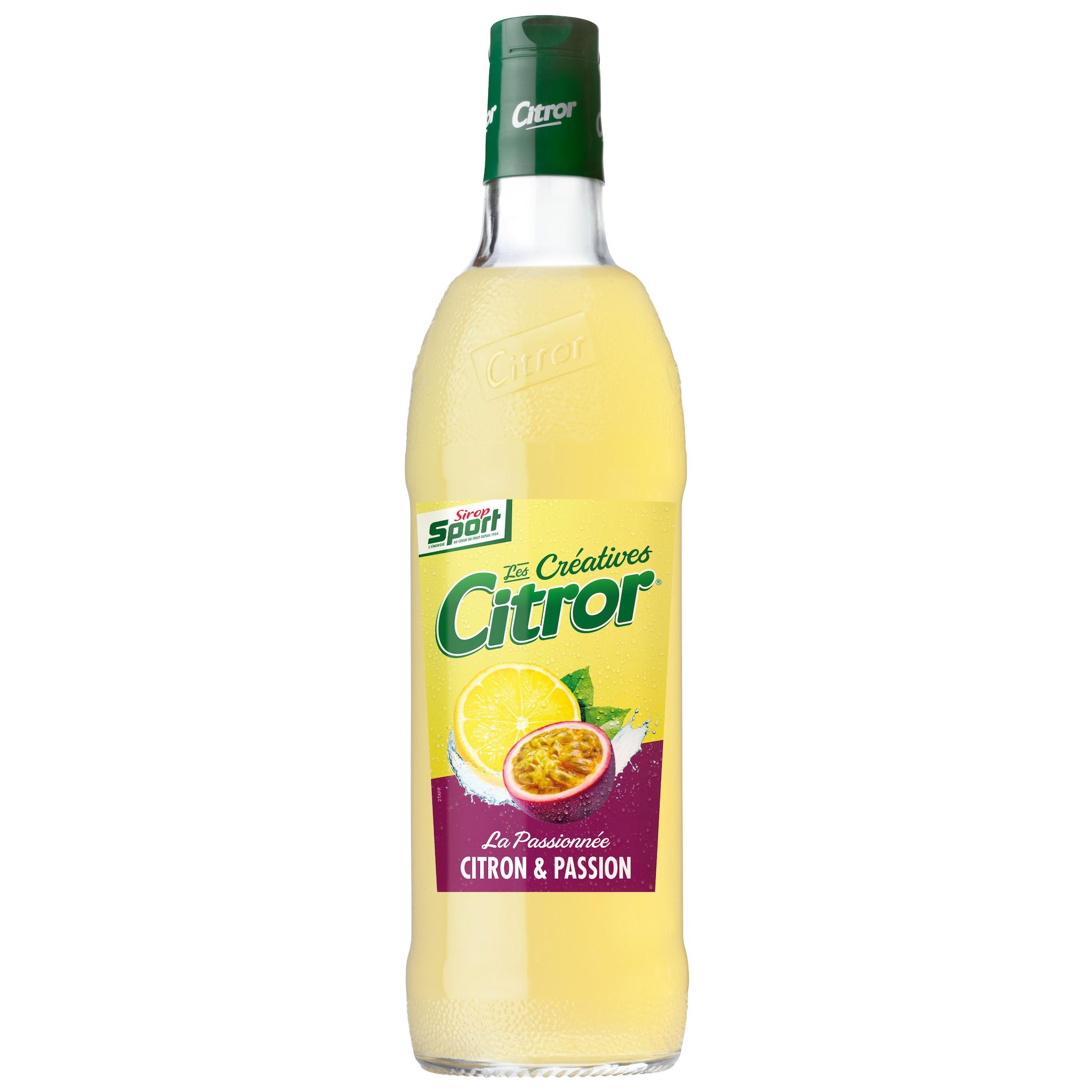 CITROR Les Créatives Sirop de citron et passion La Passionnée 70cl