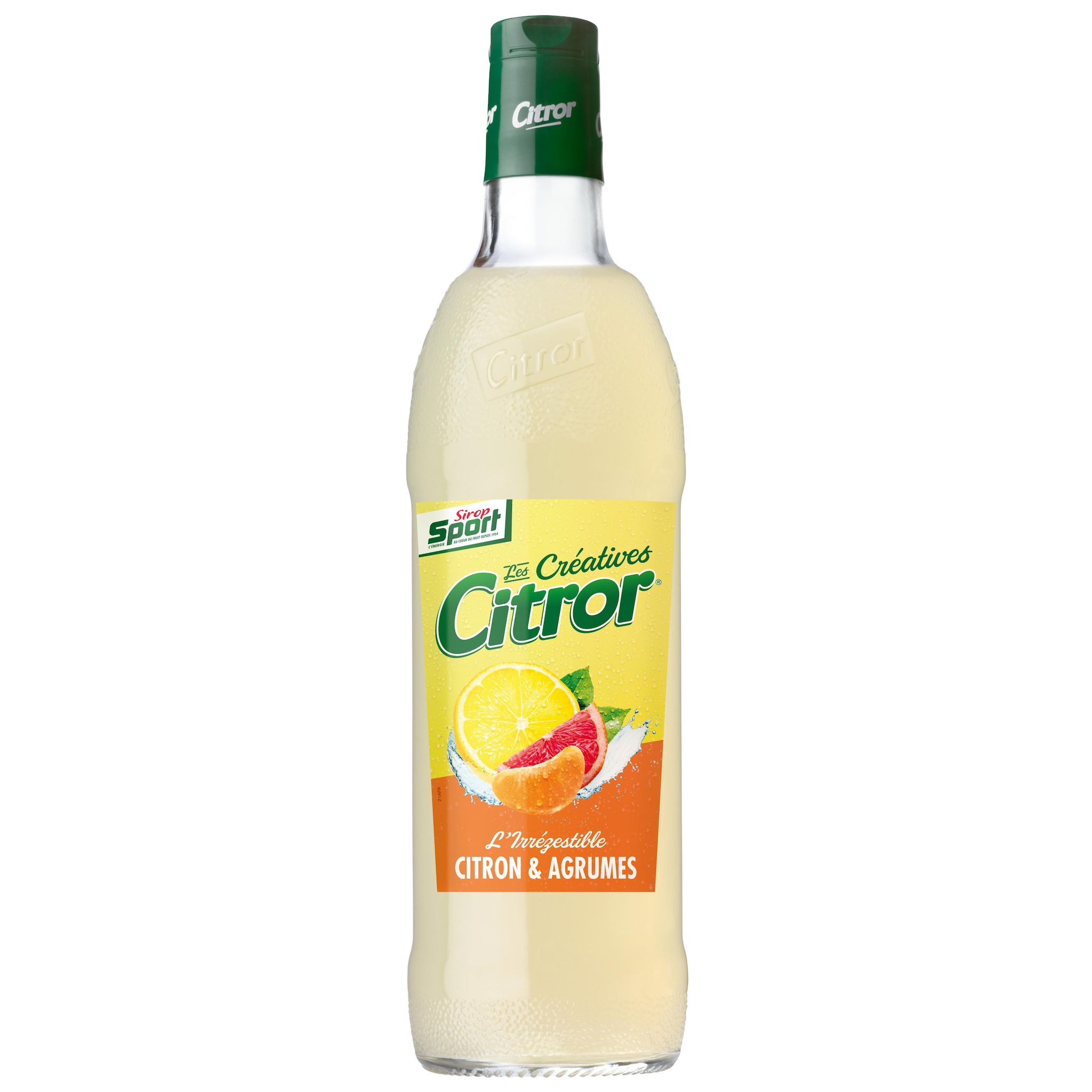 CITROR Les Créatives Sirop de citron et agrumes L'Irrézestible 70cl