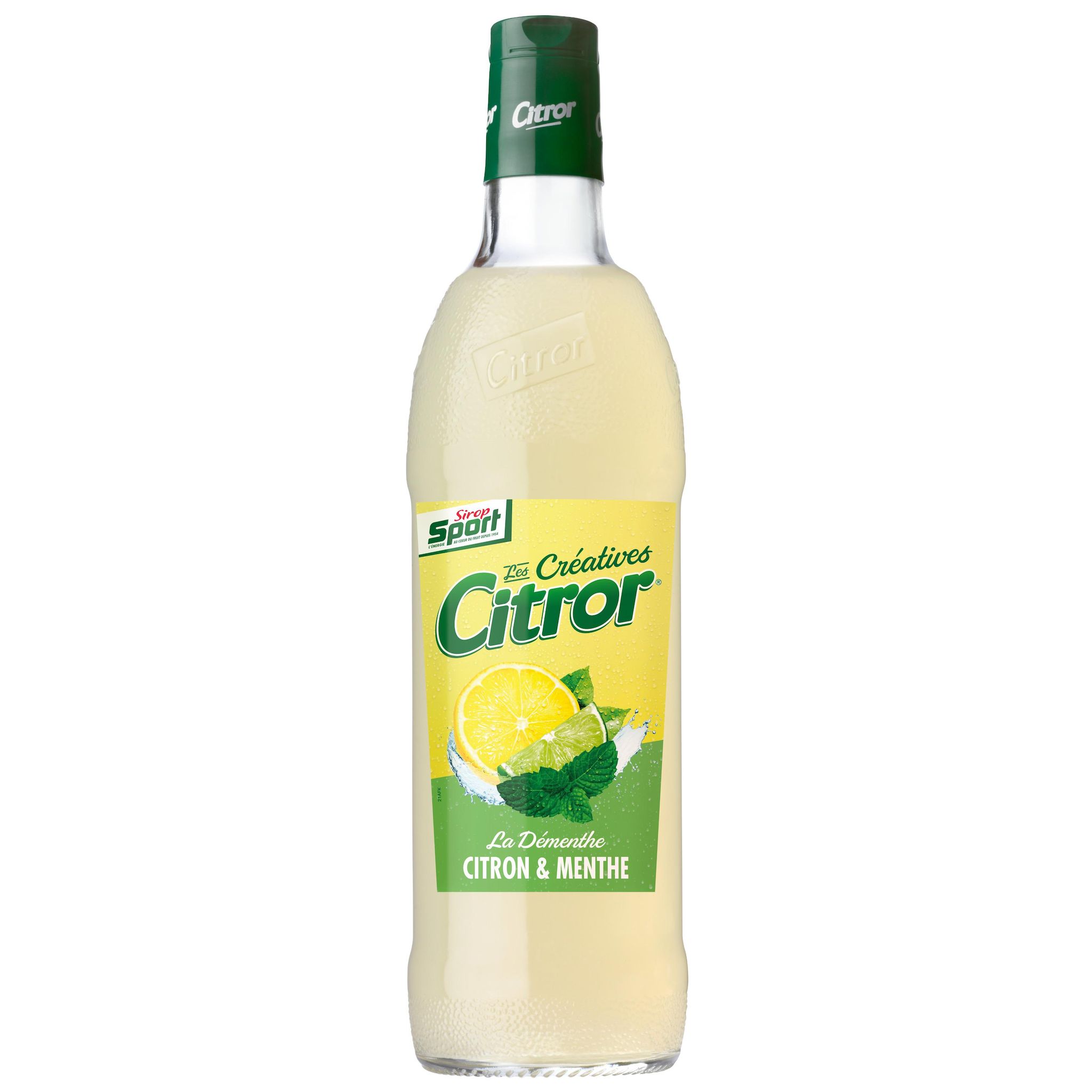 CITROR Les Créatives Sirop de citron et menthe La Démenthe 70cl