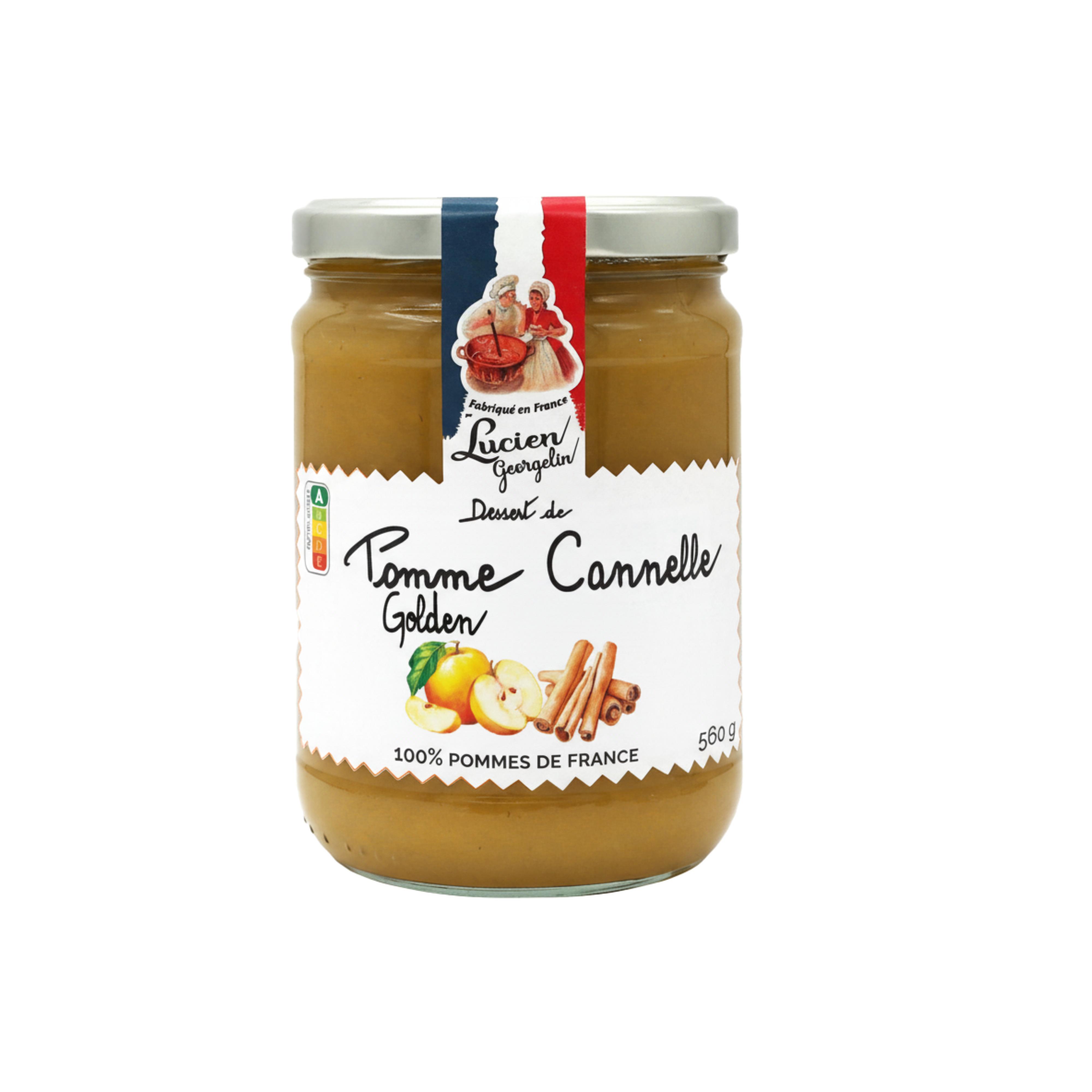 LUCIEN GEORGELIN Dessert de pomme golden et cannelle en bocal 560g