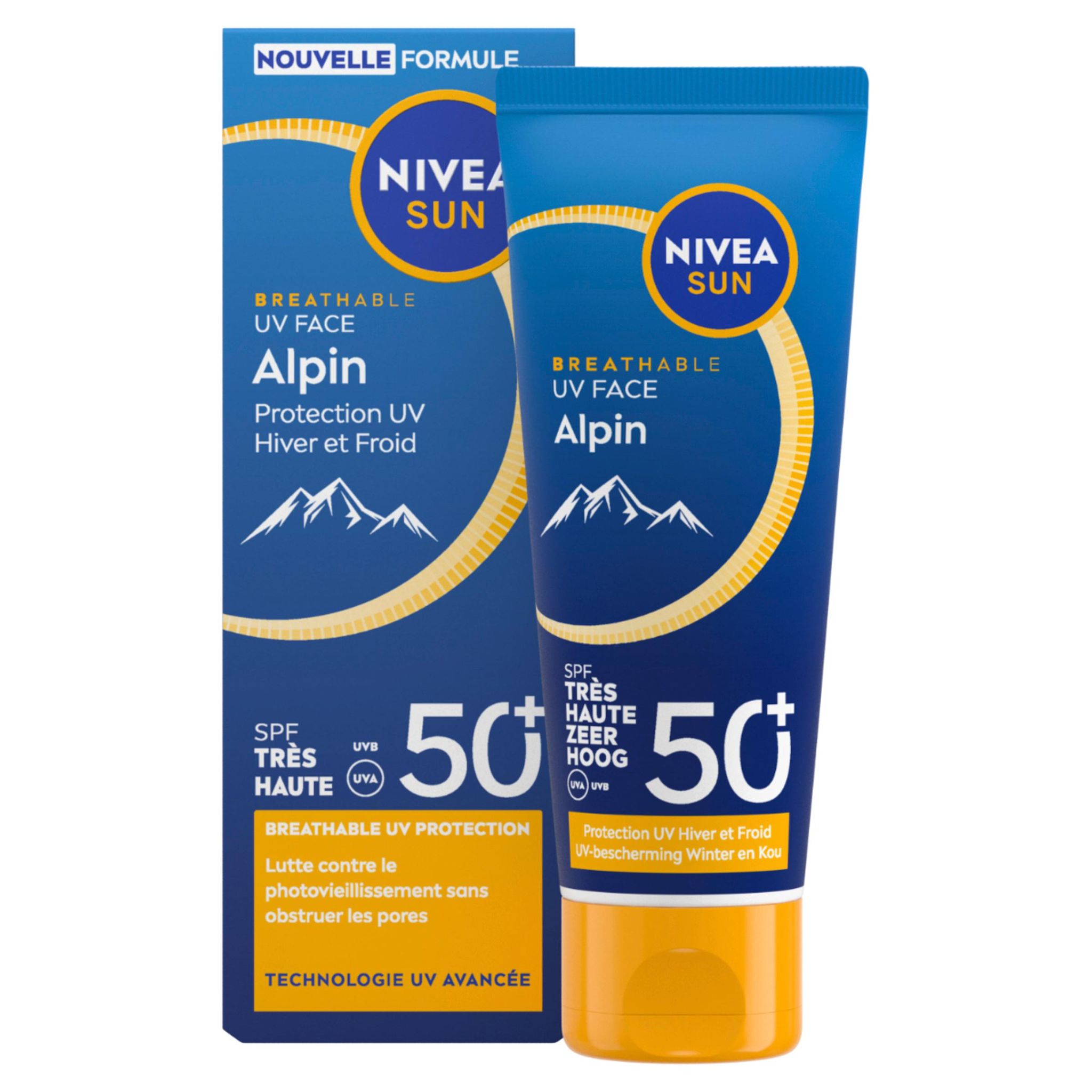 NIVEA SUN Crème alpin hiver et froid SPF50+ 40ml