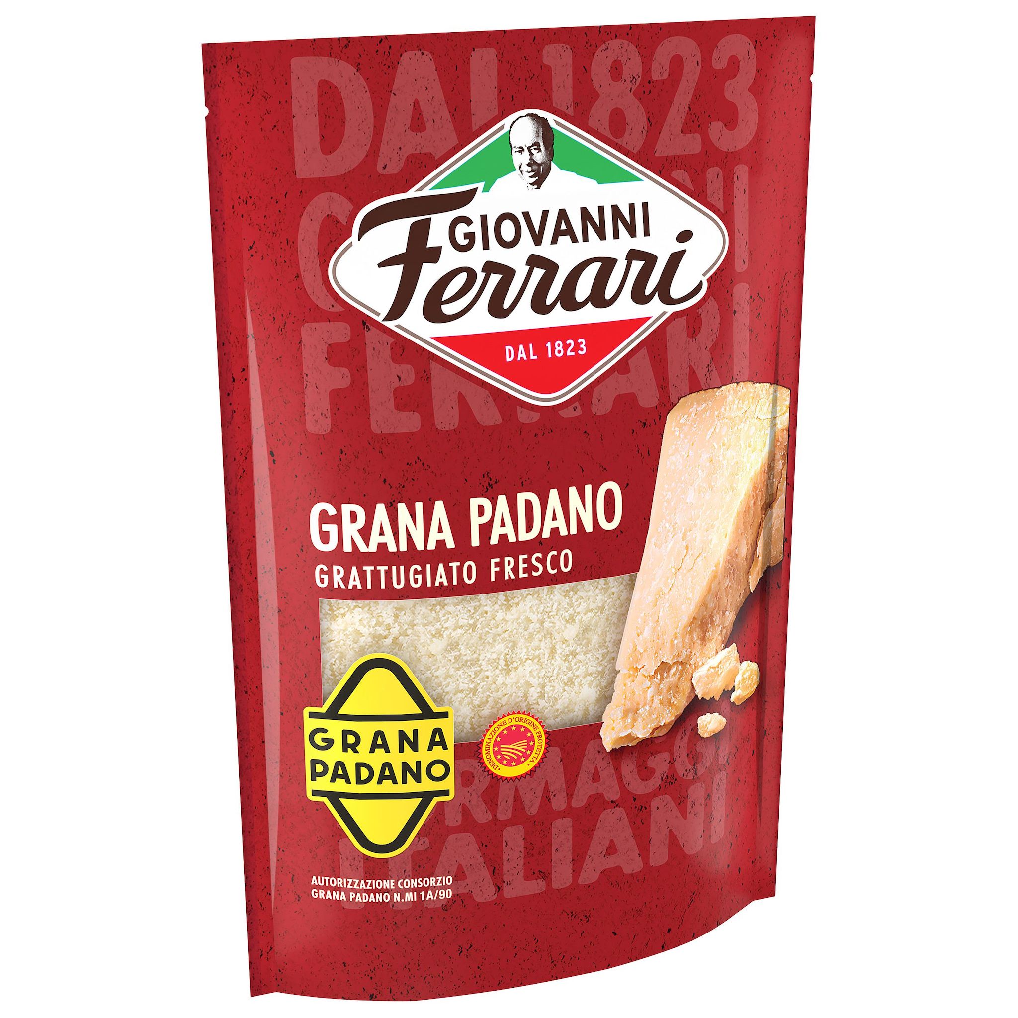 GIOVANNI FERRARI Grana padano aop rapé au lait cru affiné 60g
